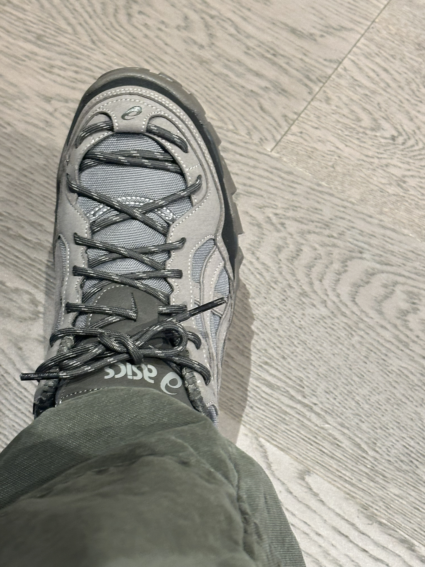 custom review-Asics Гель PICKAX Уличная обувь Унисекс Вулканический серый