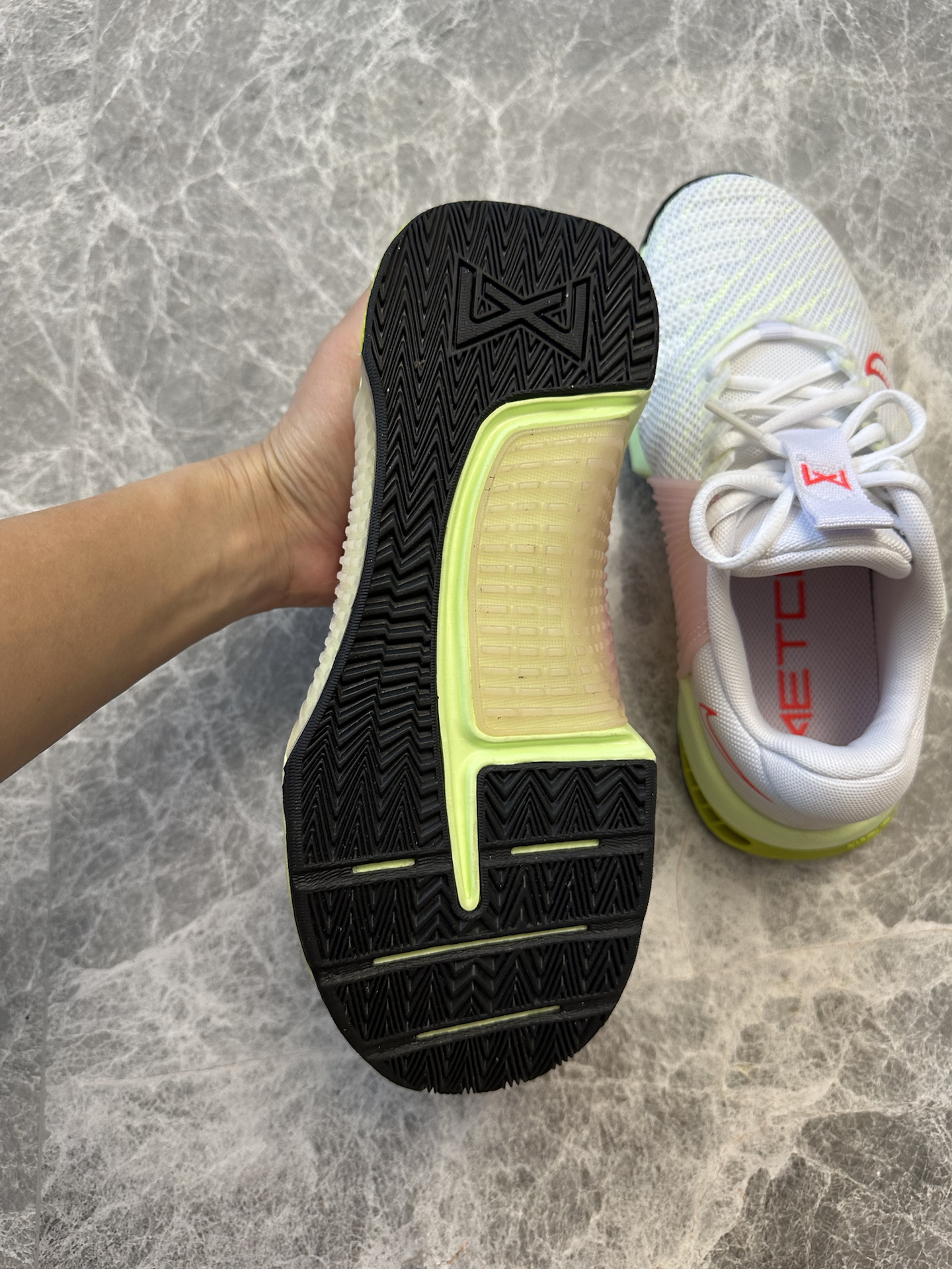 custom review-Nike Metcon 9 Slip-Resistant Low-Top Тренировочные Кроссовки Женские Белые Зеленые