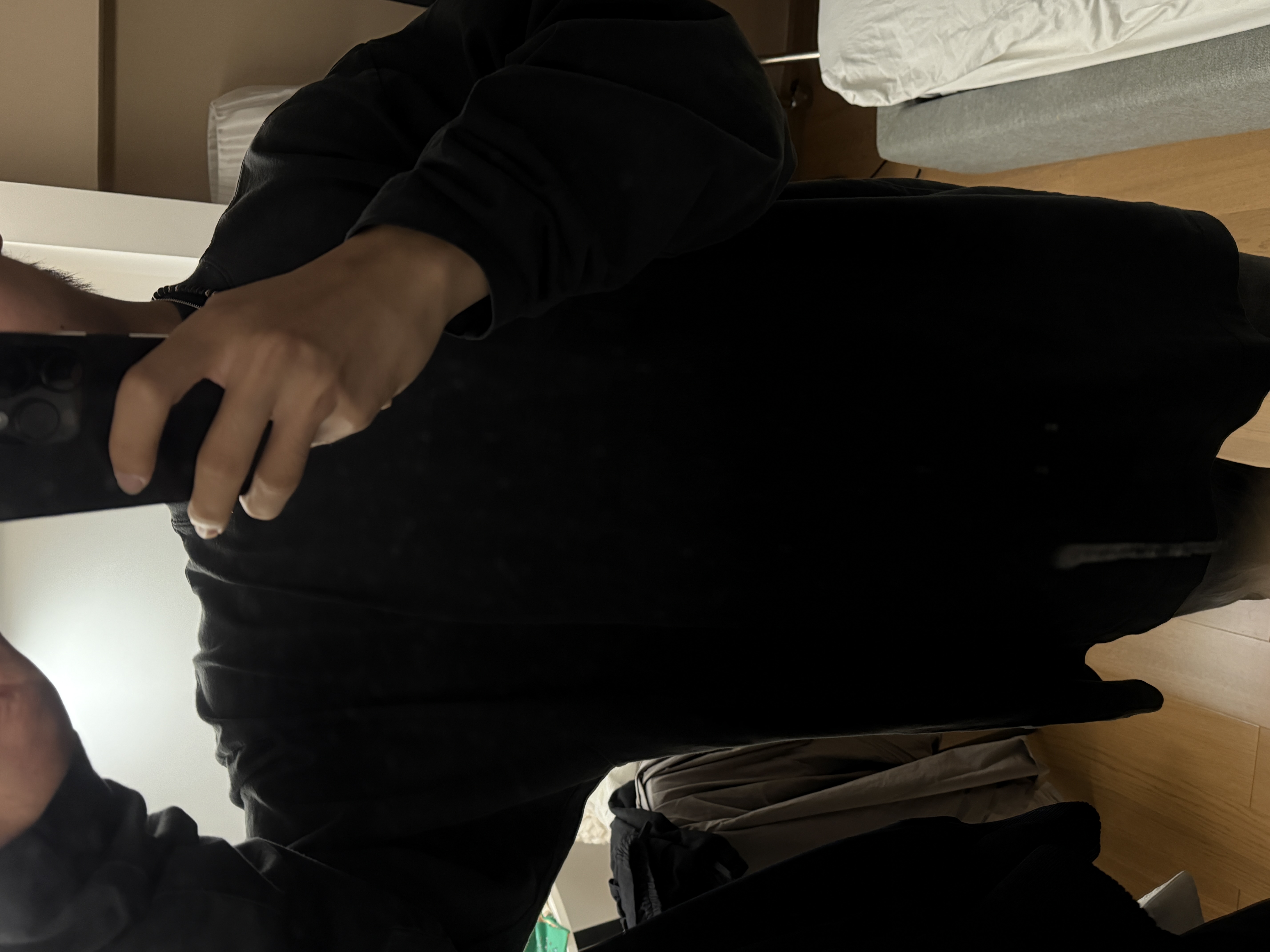 custom review-YEEZY x Gap X Balenciaga Dove Длинный рукав Т-рубашка Унисекс Черный