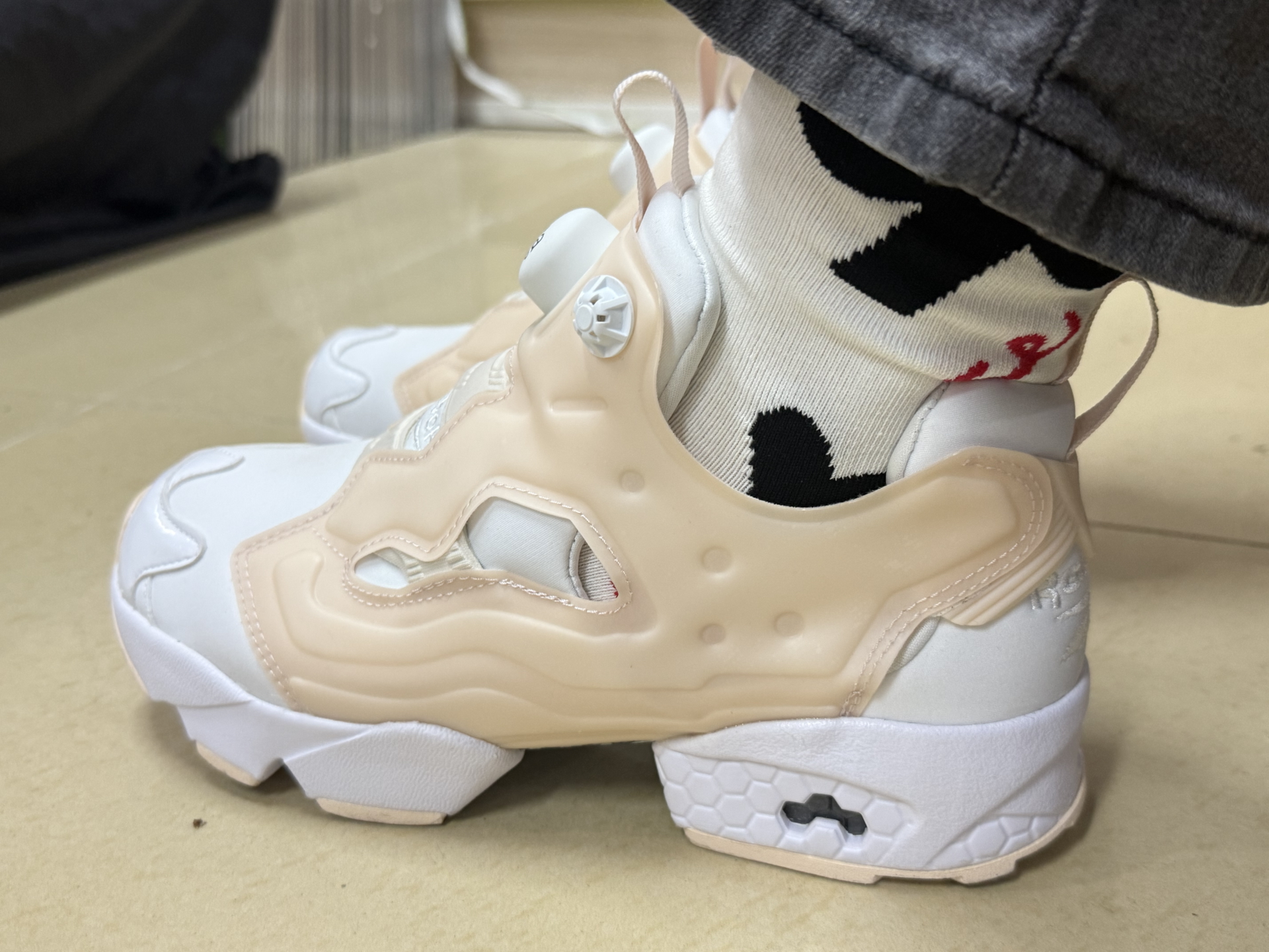 custom review-Reebok Instapump Fury OG MU Легкий Низкий Топ Повседневная Обувь Женская Белый Розовый