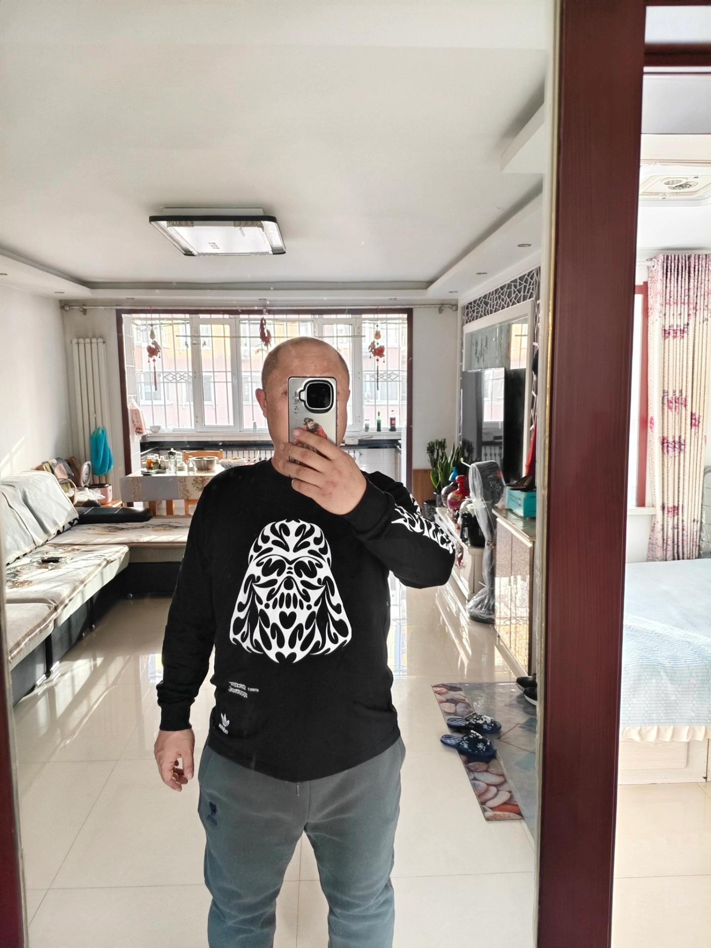 custom review-Adidas Originals x STAR WARS T-Shirt Унисекс Черный