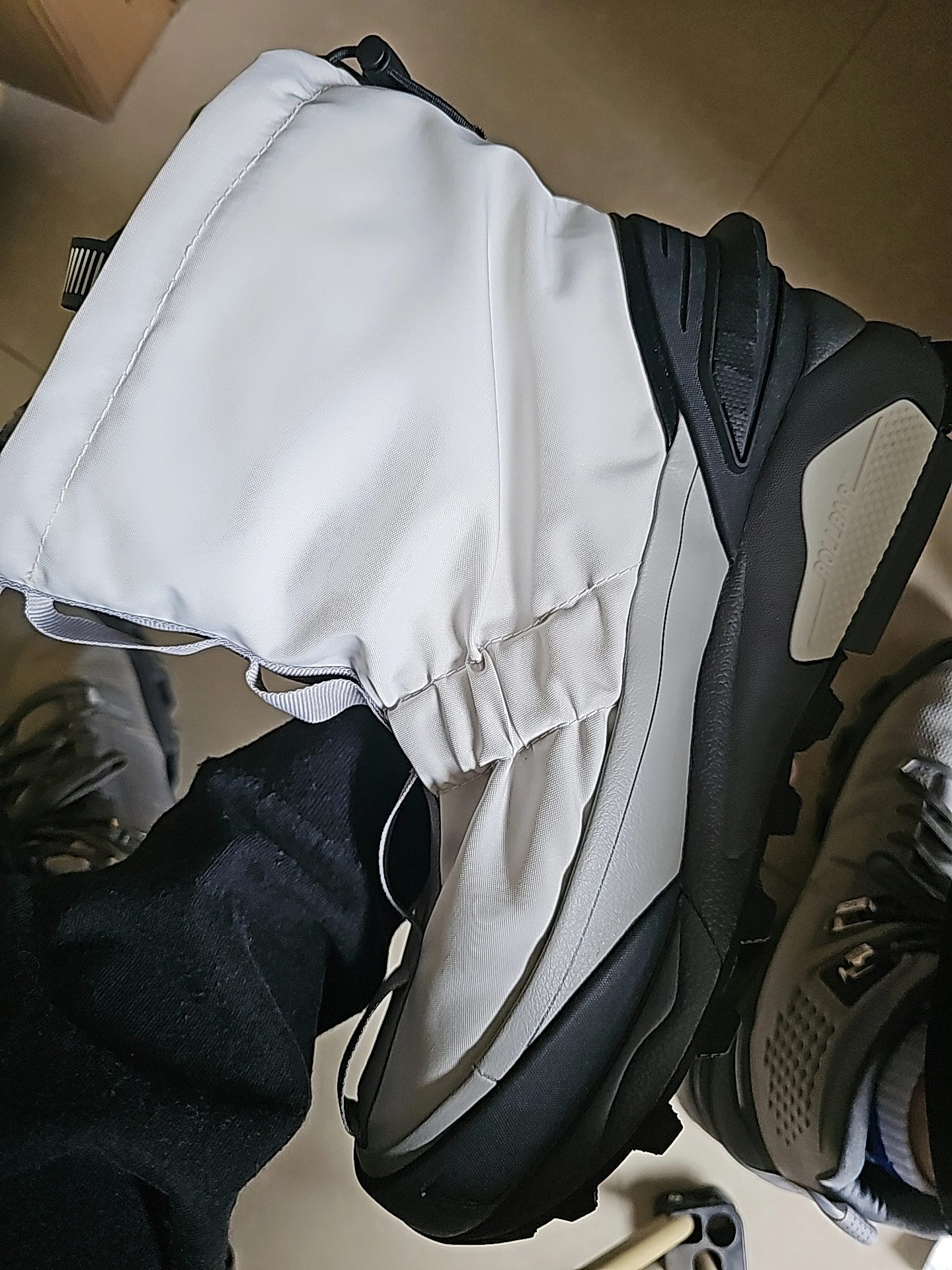 custom review-Snow Peak x New Balance NB Niobium CONCEPT Термостойкие Износостойкие Короткие Сноубутсы Унисекс Серый Белый