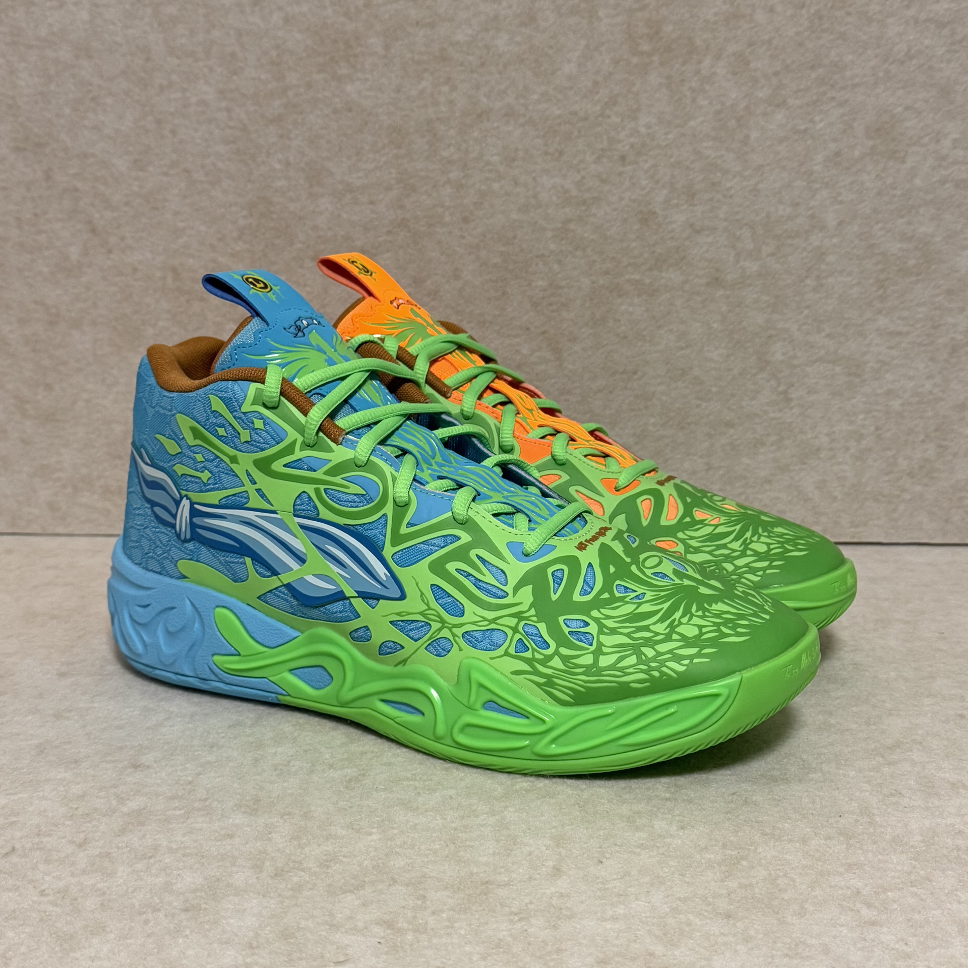 custom review-Черепашки-ниндзя X PUMA MB.04 Противоскользящие устойчивые к истиранию MID Баскетбольные кроссовки Унисекс