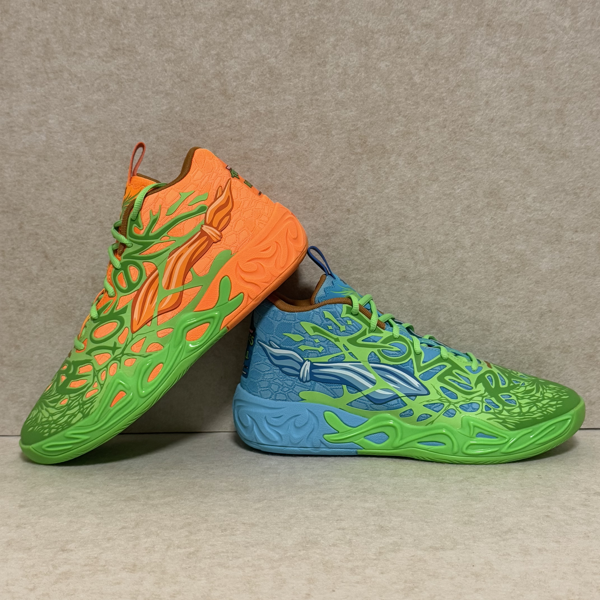 custom review-Черепашки-ниндзя X PUMA MB.04 Противоскользящие устойчивые к истиранию MID Баскетбольные кроссовки Унисекс