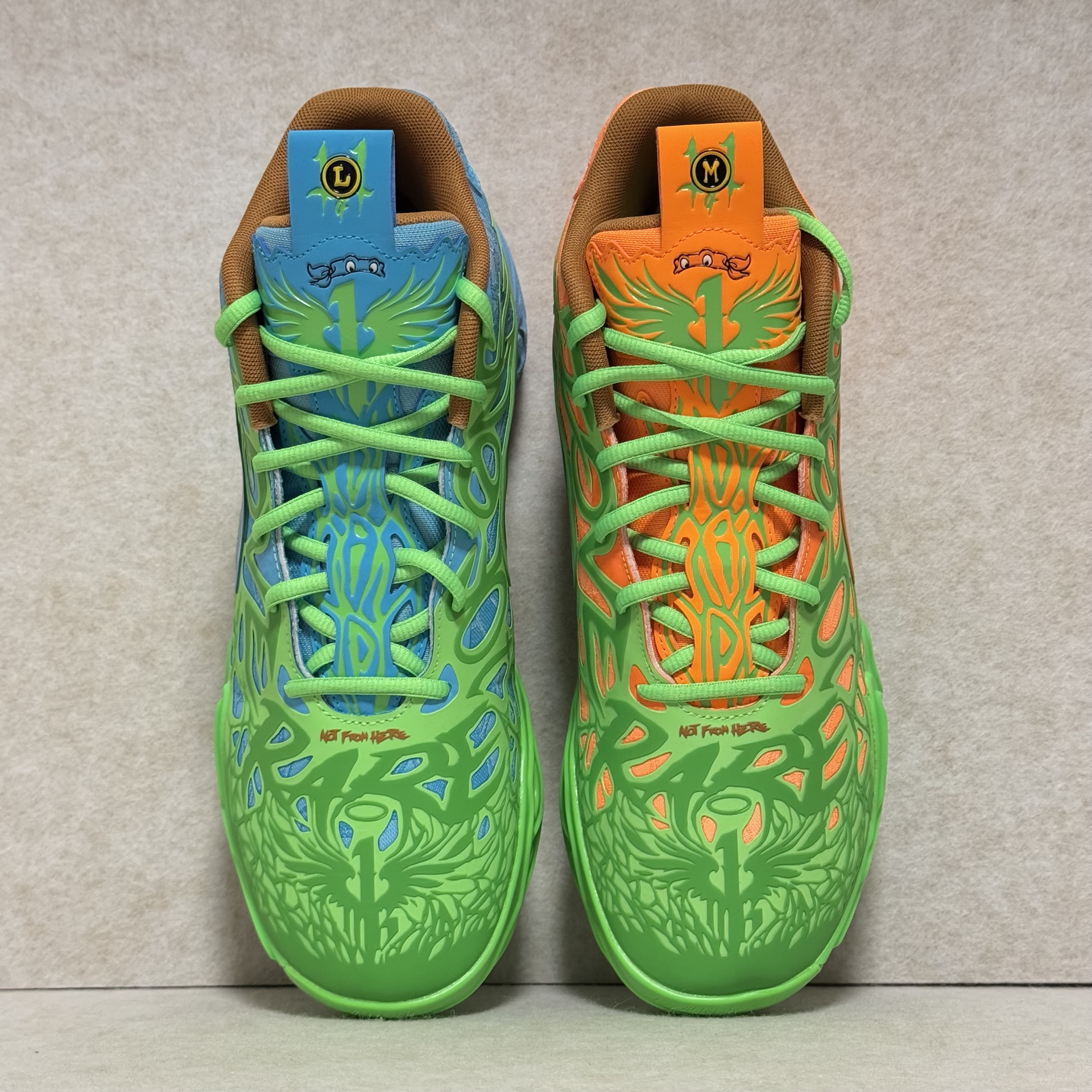 custom review-Черепашки-ниндзя X PUMA MB.04 Противоскользящие устойчивые к истиранию MID Баскетбольные кроссовки Унисекс