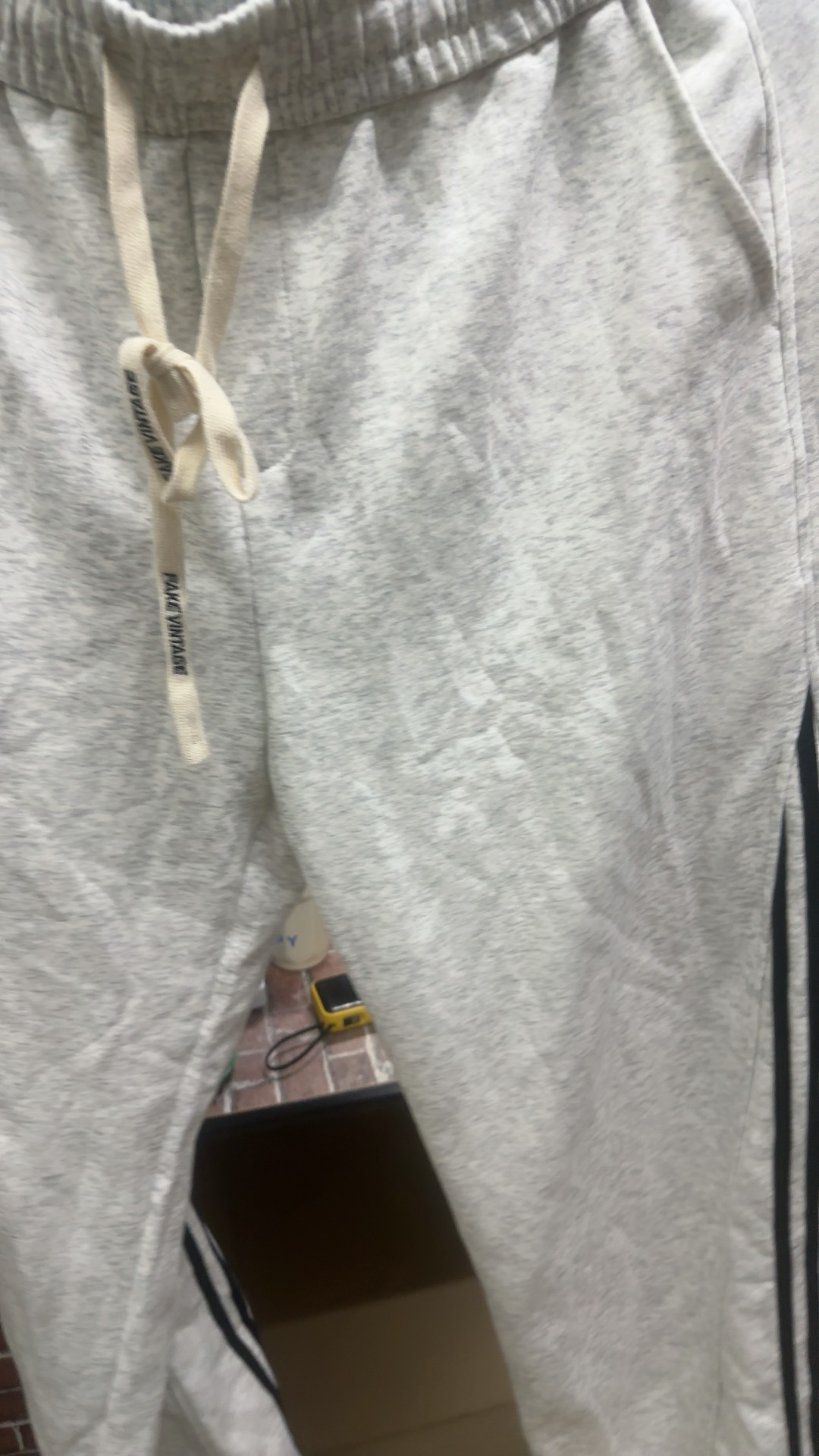 custom review-FAKE UINTAGE Вязаные тренировочные штаны унисекс