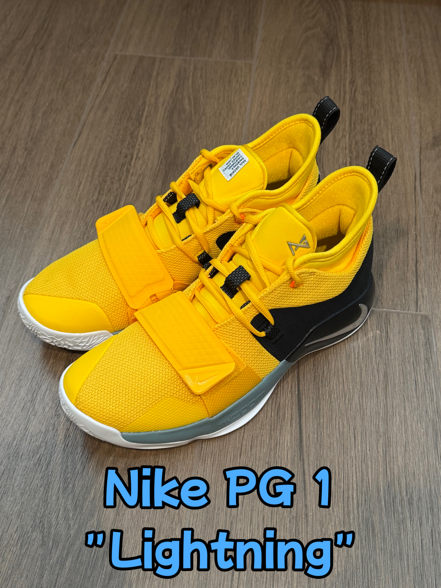 ⚡⚡⚡黄色闪电 绝美pg球鞋 nike pg 2.5⚪️🟡⚫️