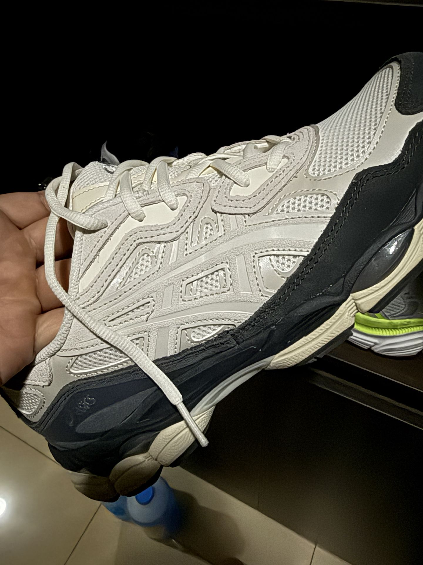 custom review-ASICS Gel NYC Сетка Низкий Верх Повседневные Беговые Кроссовки Унисекс Белый Серый