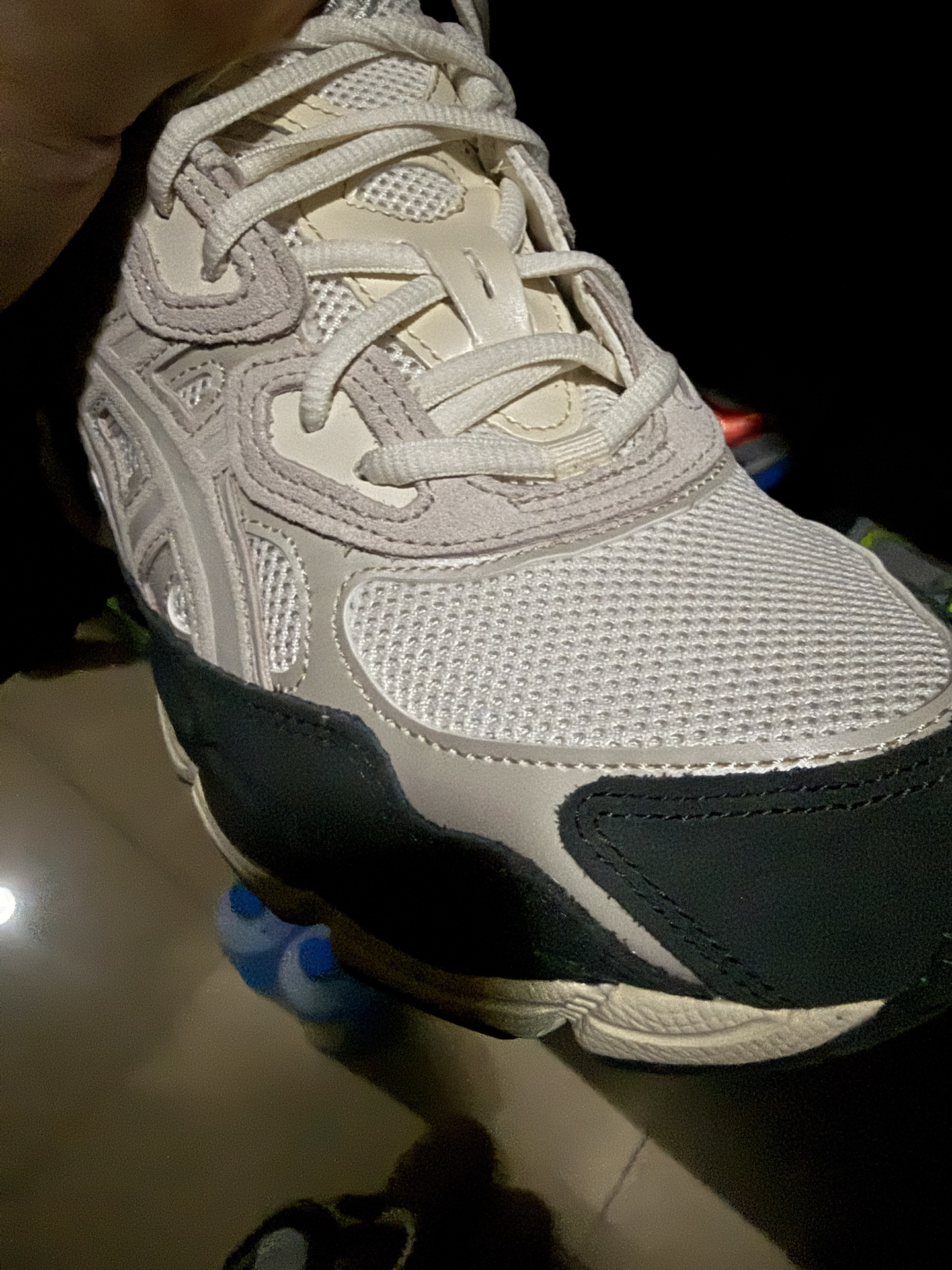 custom review-ASICS Gel NYC Сетка Низкий Верх Повседневные Беговые Кроссовки Унисекс Белый Серый