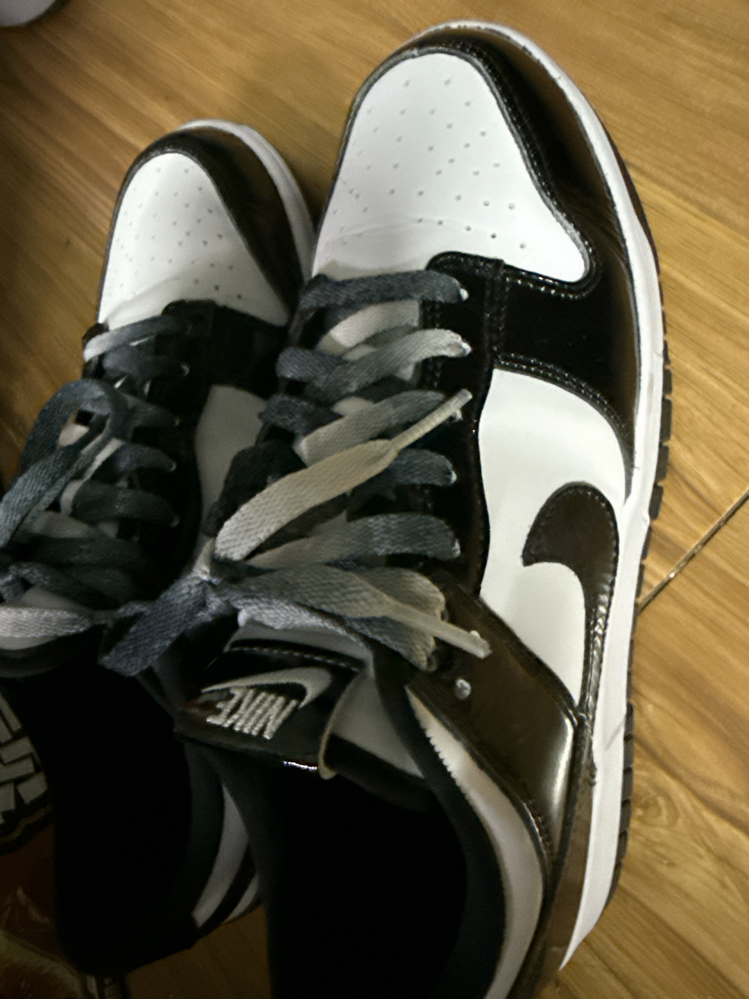 custom review-Nike Dunk Slip-on Устойчивый к истиранию Низкий Топ Скейтборд Кроссовки Унисекс Белый Черный