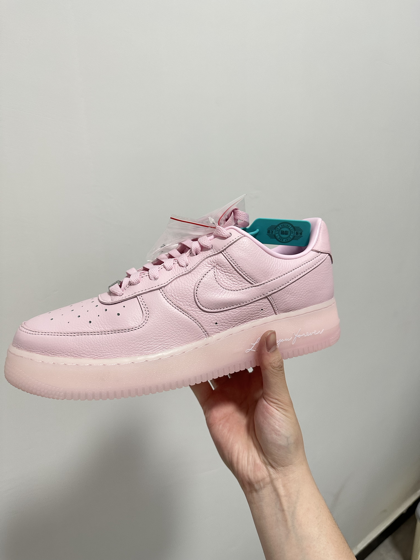 custom review-NOCTA x Nike Air FORCE 1 Slip-Resistant Abrasion-Resistant Low-Top Skateboard Shoes Unisex Pink Silver