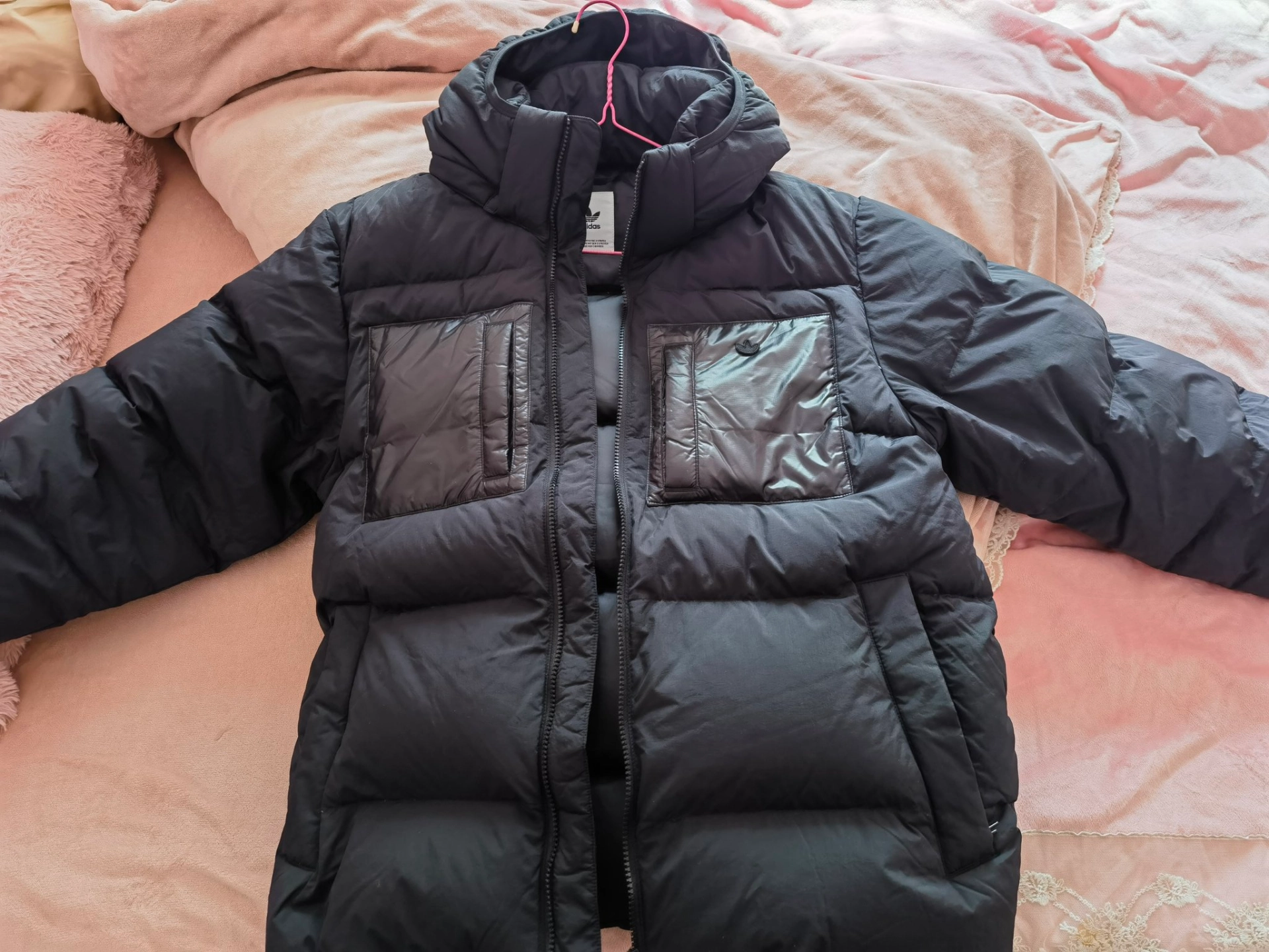 custom review-Adidas Originals DOWN REGEN PUFF Пуховик Зимний Мужской Черный