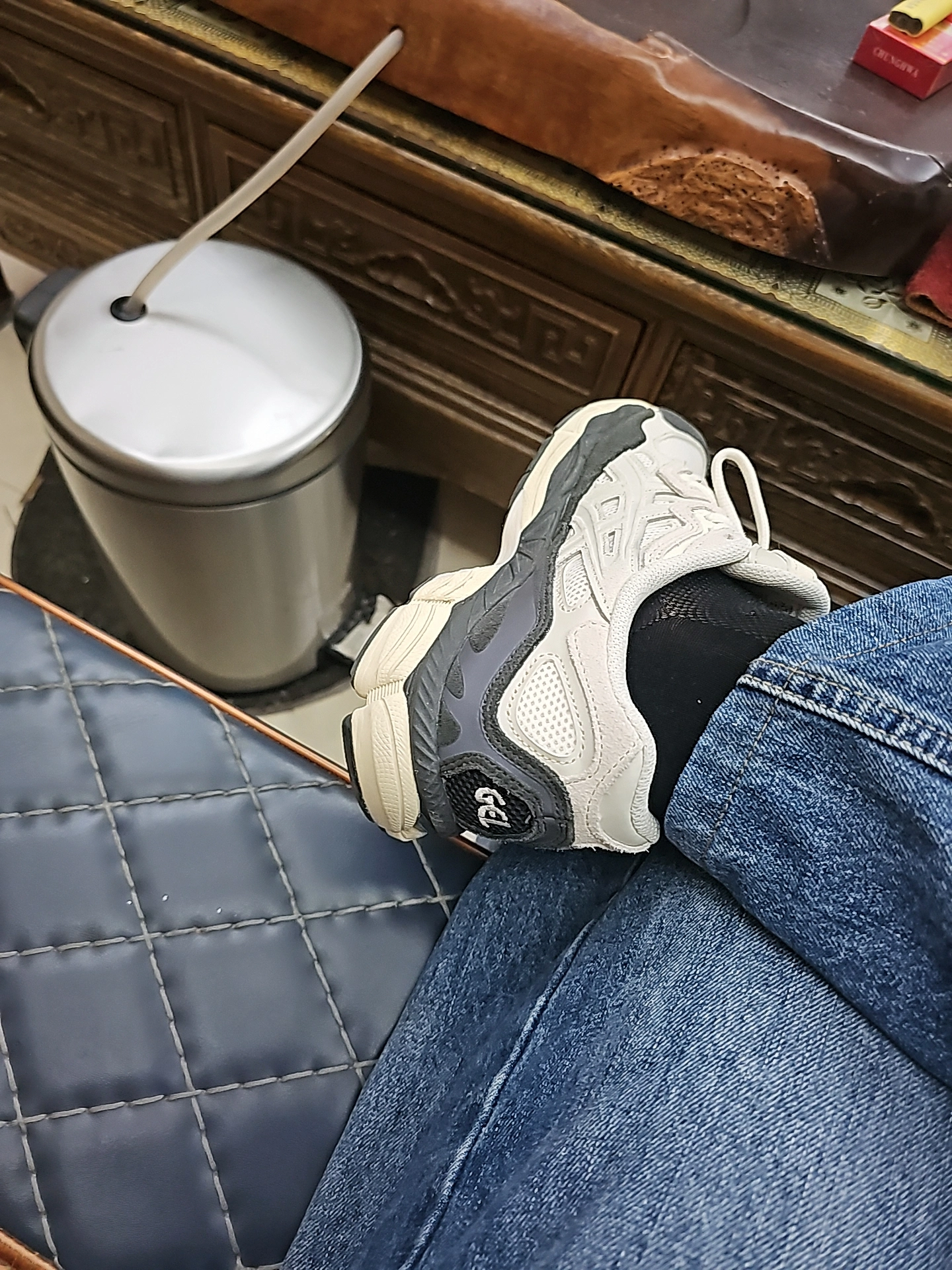 custom review-ASICS Gel NYC Сетка Низкий Верх Повседневные Беговые Кроссовки Унисекс Белый Серый