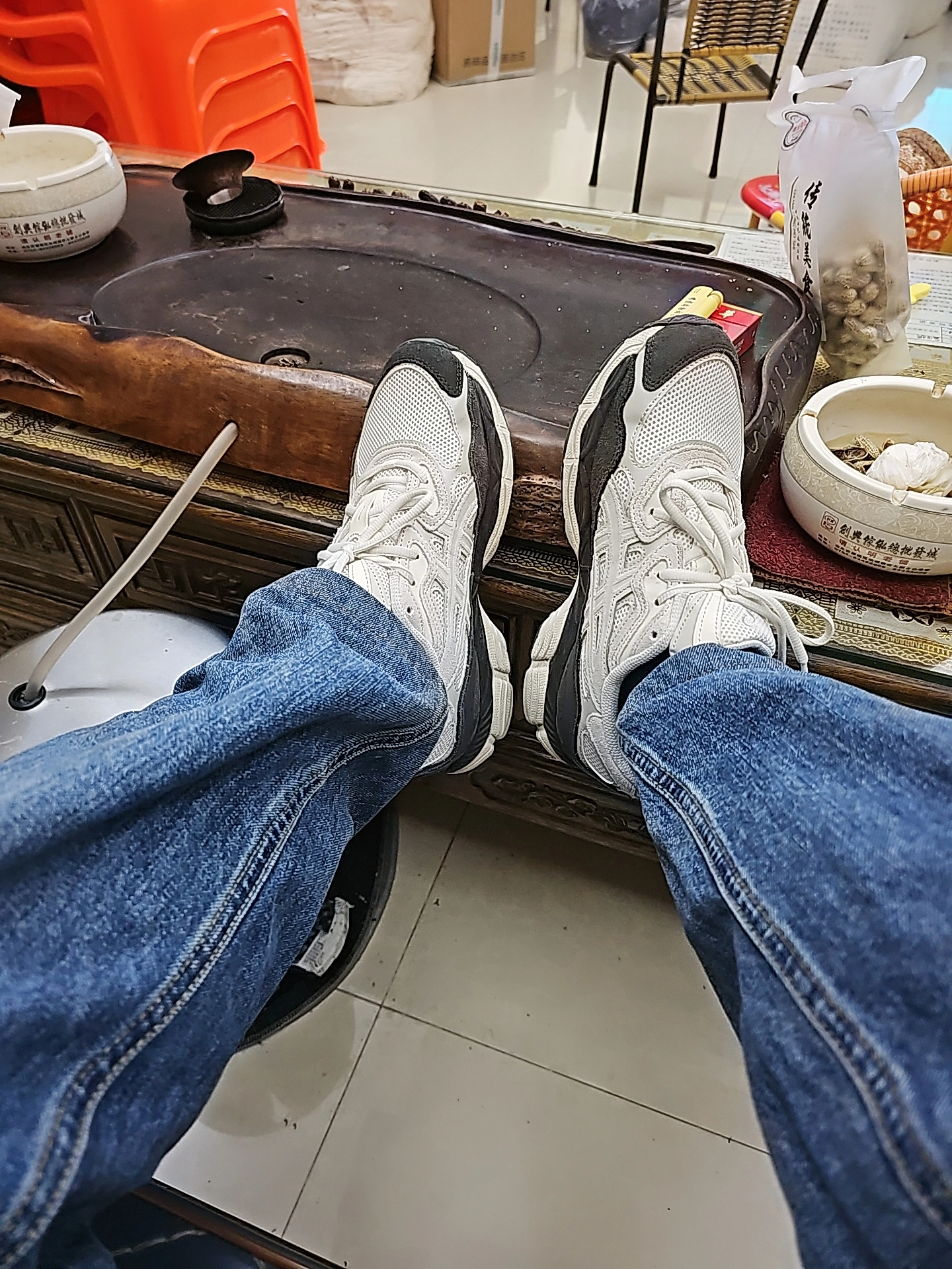 custom review-ASICS Gel NYC Сетка Низкий Верх Повседневные Беговые Кроссовки Унисекс Белый Серый