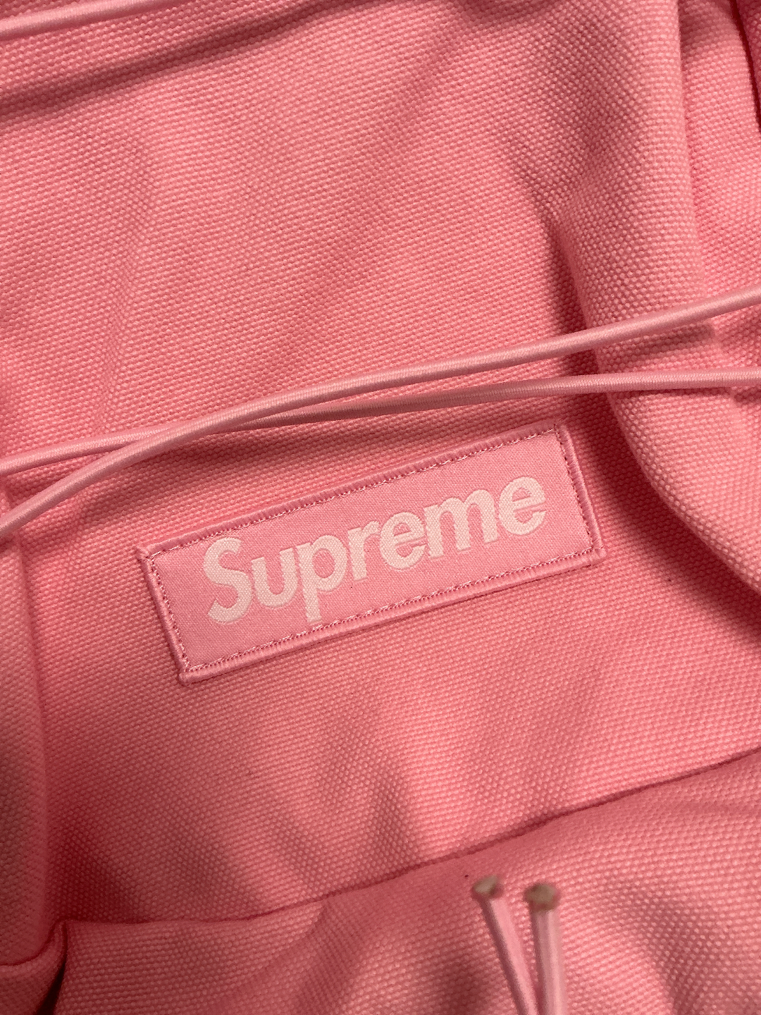 custom review-Supreme Хлопковый Рюкзак Стандартный (Standard) Унисекс Розовый