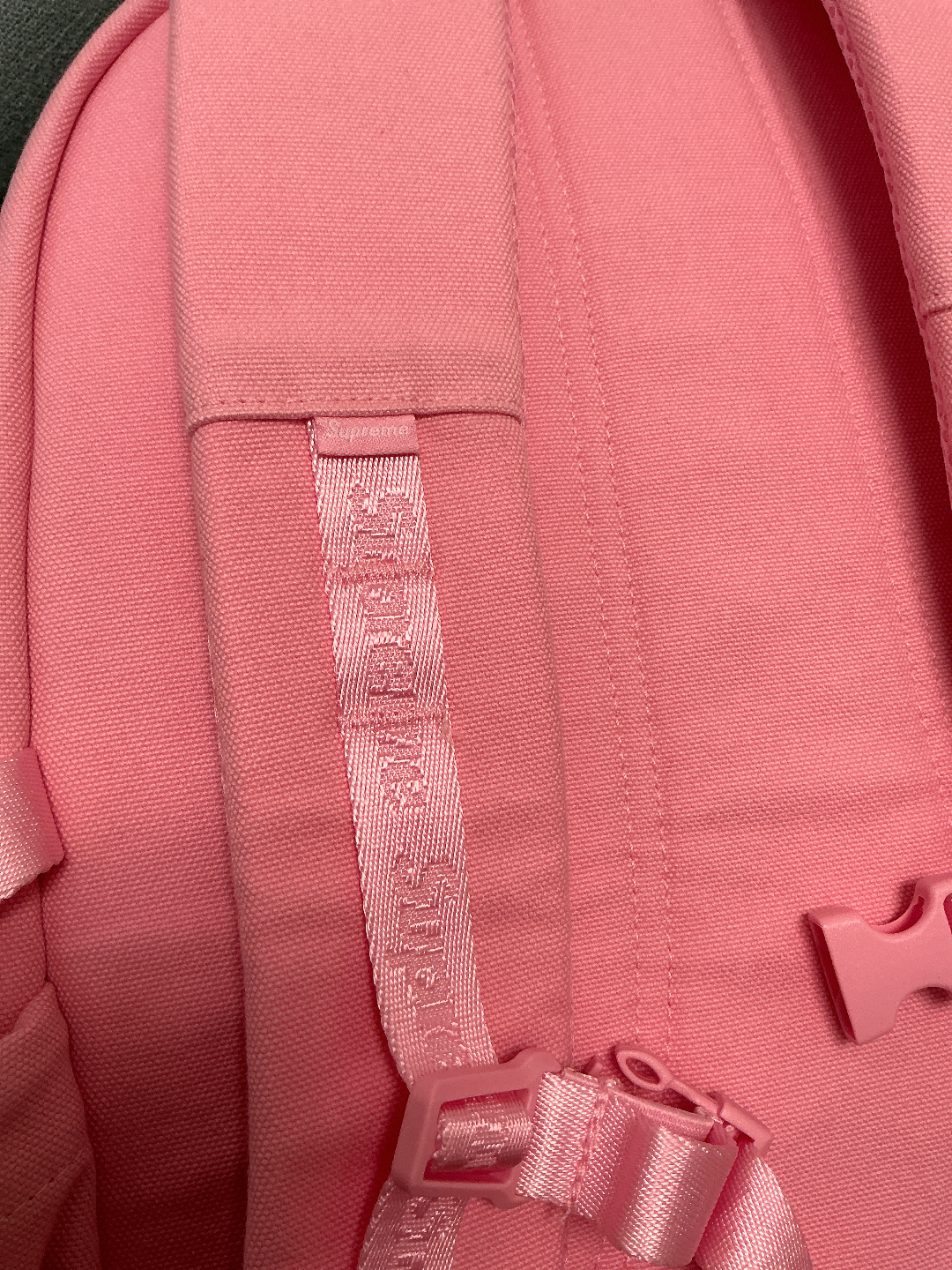 custom review-Supreme Хлопковый Рюкзак Стандартный (Standard) Унисекс Розовый