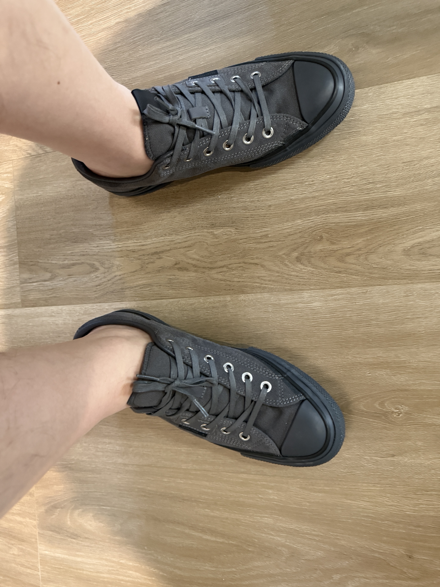 custom review-Конверс ADDICT CHUCK TAYLOR Устойчивые к истиранию Амортизирующие Низкие Кеды Унисекс Серый Черный