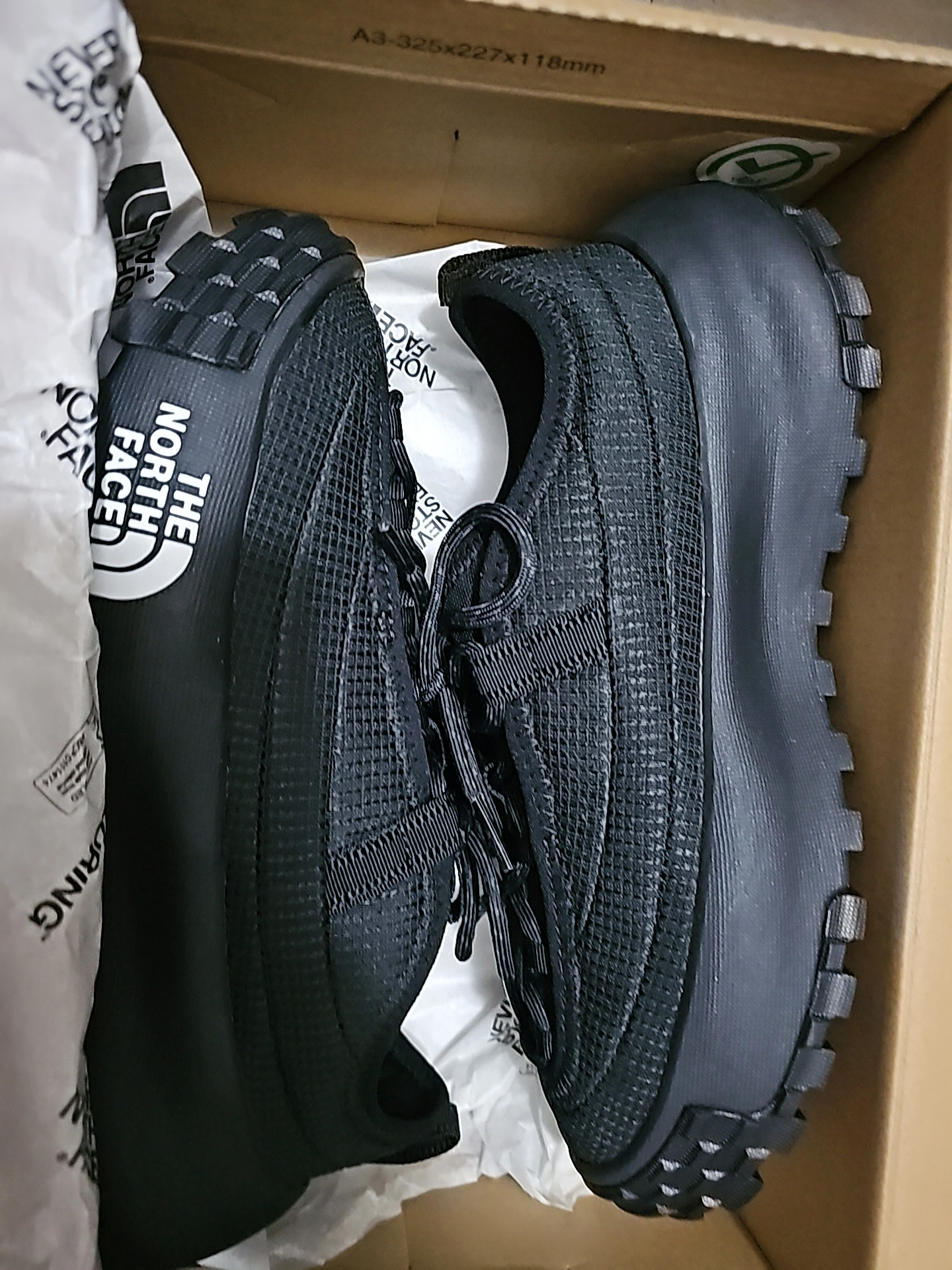 custom review-THE NORTH FACE NEVER STOP Противоскользящая Устойчивая к истиранию Низкий Топ Повседневная Обувь Мужская Черная