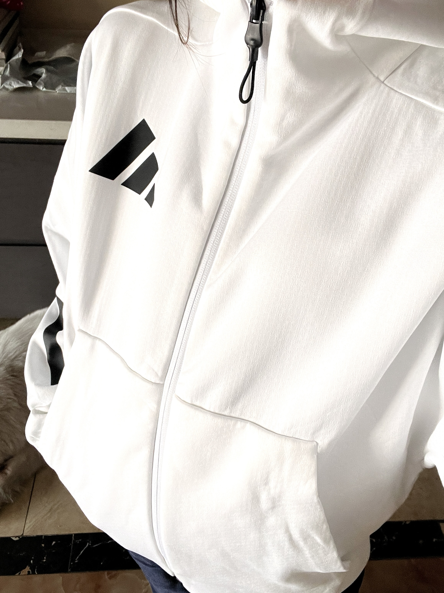 custom review-Adidas Z.N.E. FW24 Куртки и Пальто Женские Белые