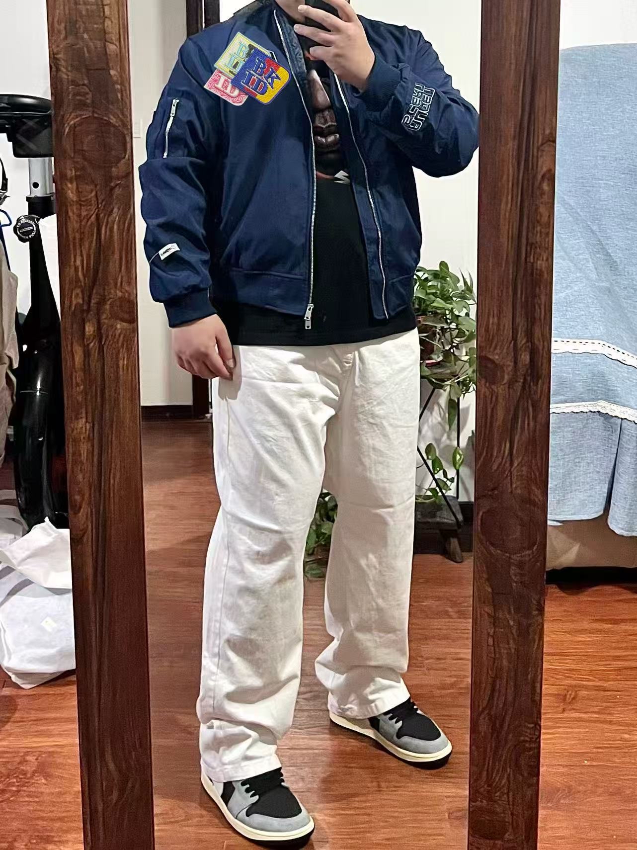 200斤胖男生秋日松弛感穿搭