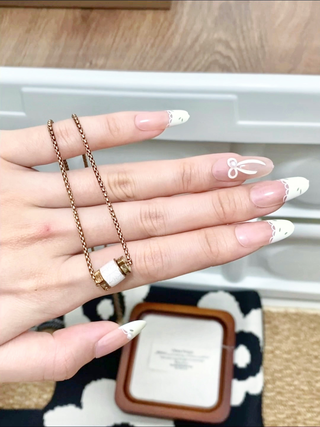 阿玛尼小蛮腰转运珠项链 get到咯🥹🥹 真的泰好看啦