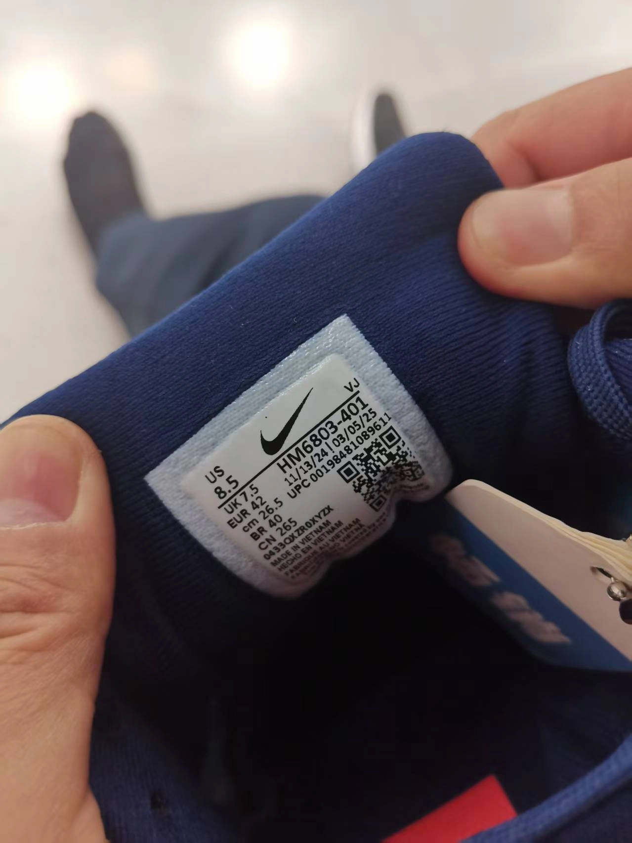 custom review-Nike Vomero 18 Slip-Resistant Abrasion-Resistant Breathable Low-Top Casual Running Shoes Men's Blue Найк Вомеро 18 Противоскользящий Устойчивый к Износу Дышащий Низкий Топ Повседневные Беговые Кроссовки Мужские Синие