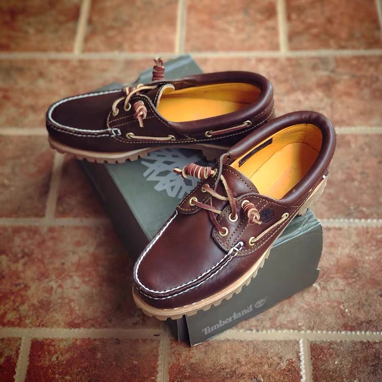 custom review-Timberland 3 Eye Топсайдеры Мужские Коричневые