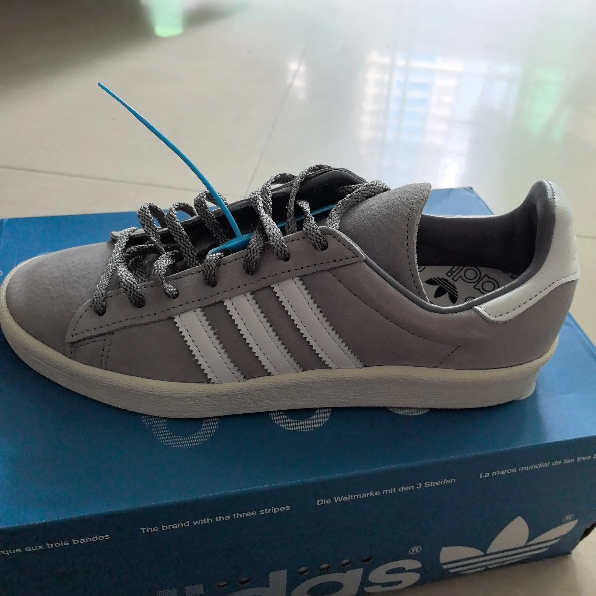 How to Spot FakeAdidas Campus Grey Womens Authenticity Check - POIZON