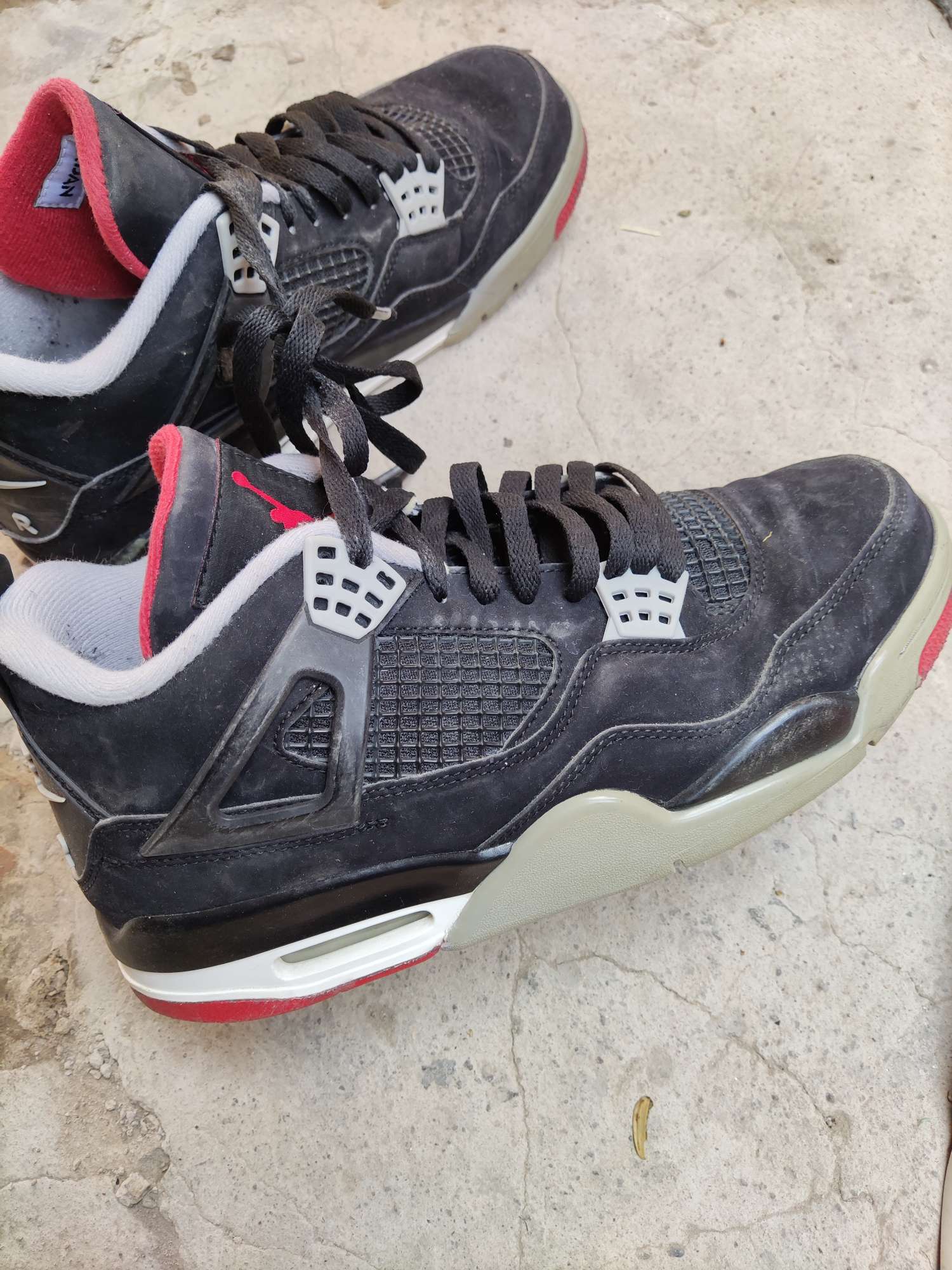air jordan 4 bred legit check