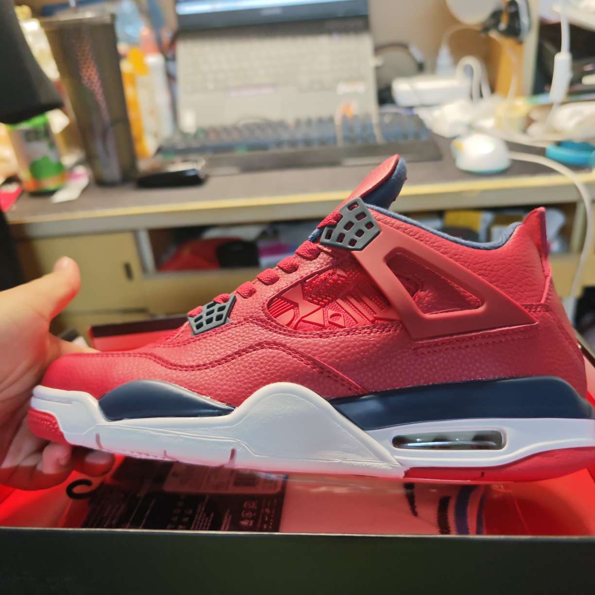 jordan 4 fiba real vs fake