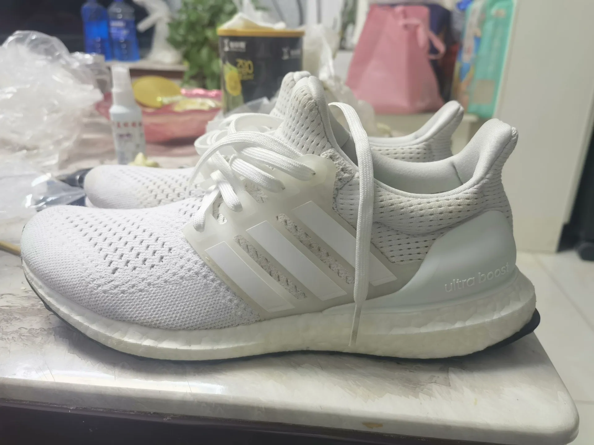 adidas gazelle silver green womens Adidas: Ultra Boost (Black/Blue) – Extra Butter main image 1