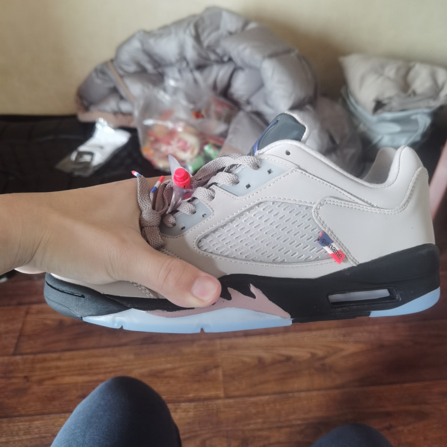 fake jordan 5 vs real