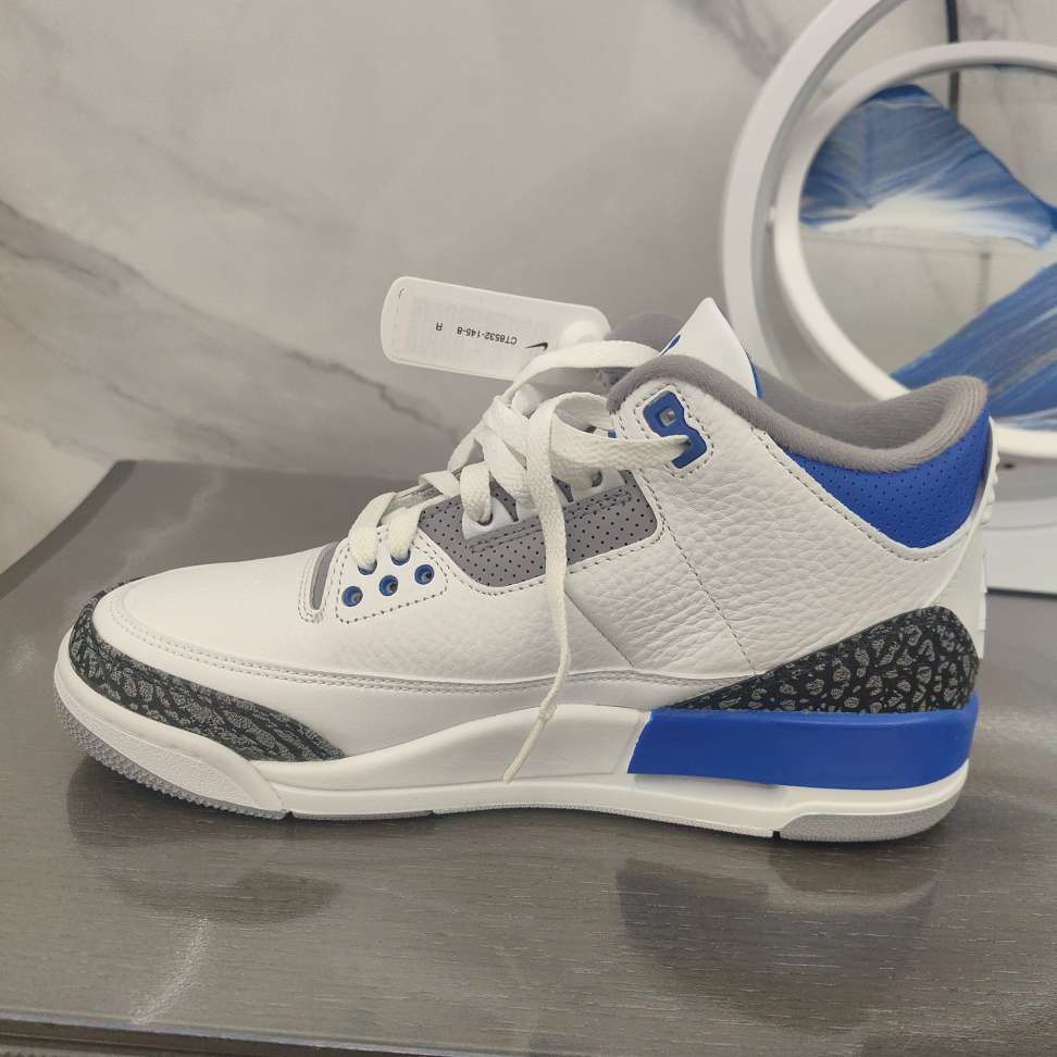 fake racer blue 3s