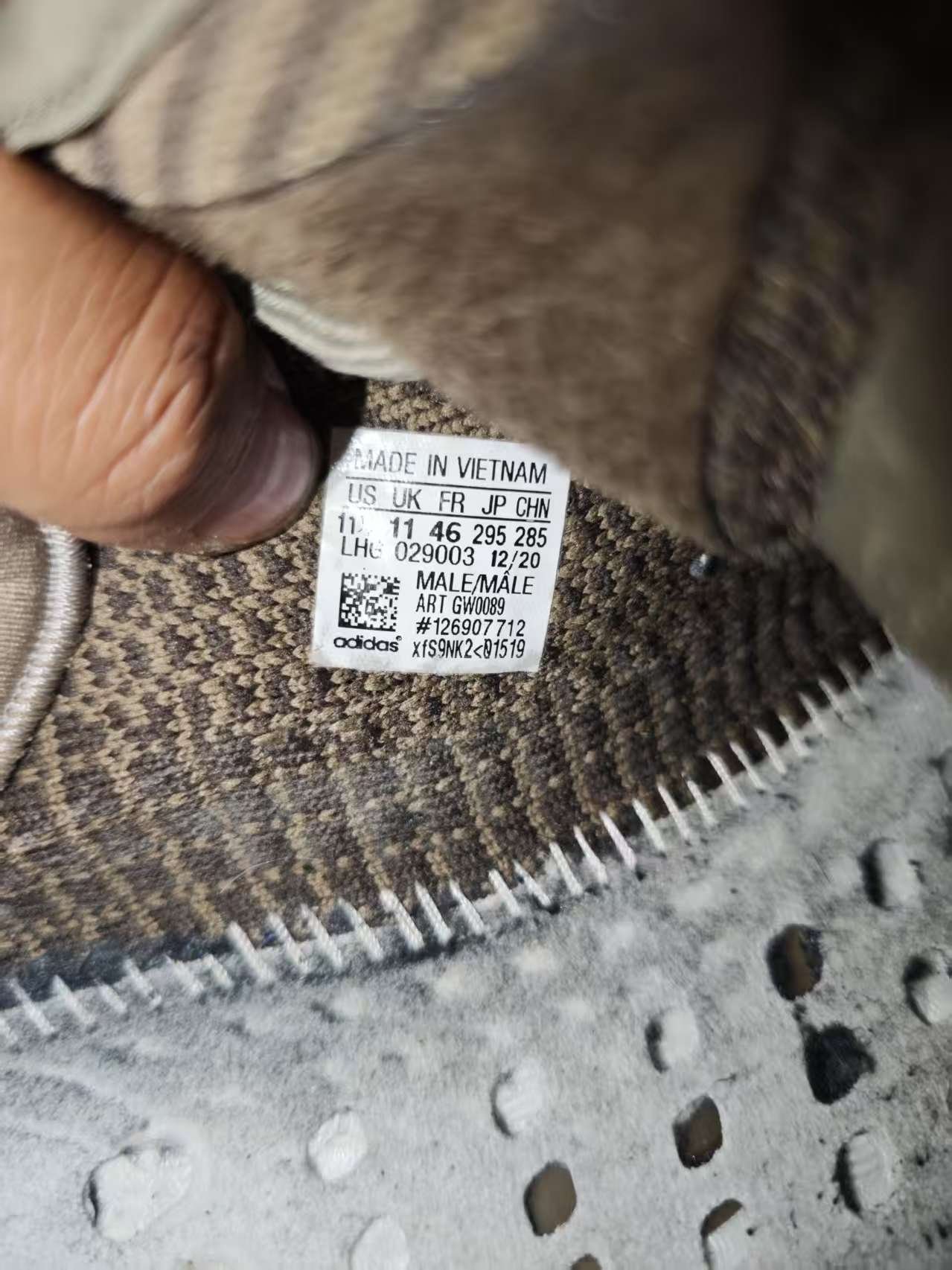 yeezy ash pearl legit check