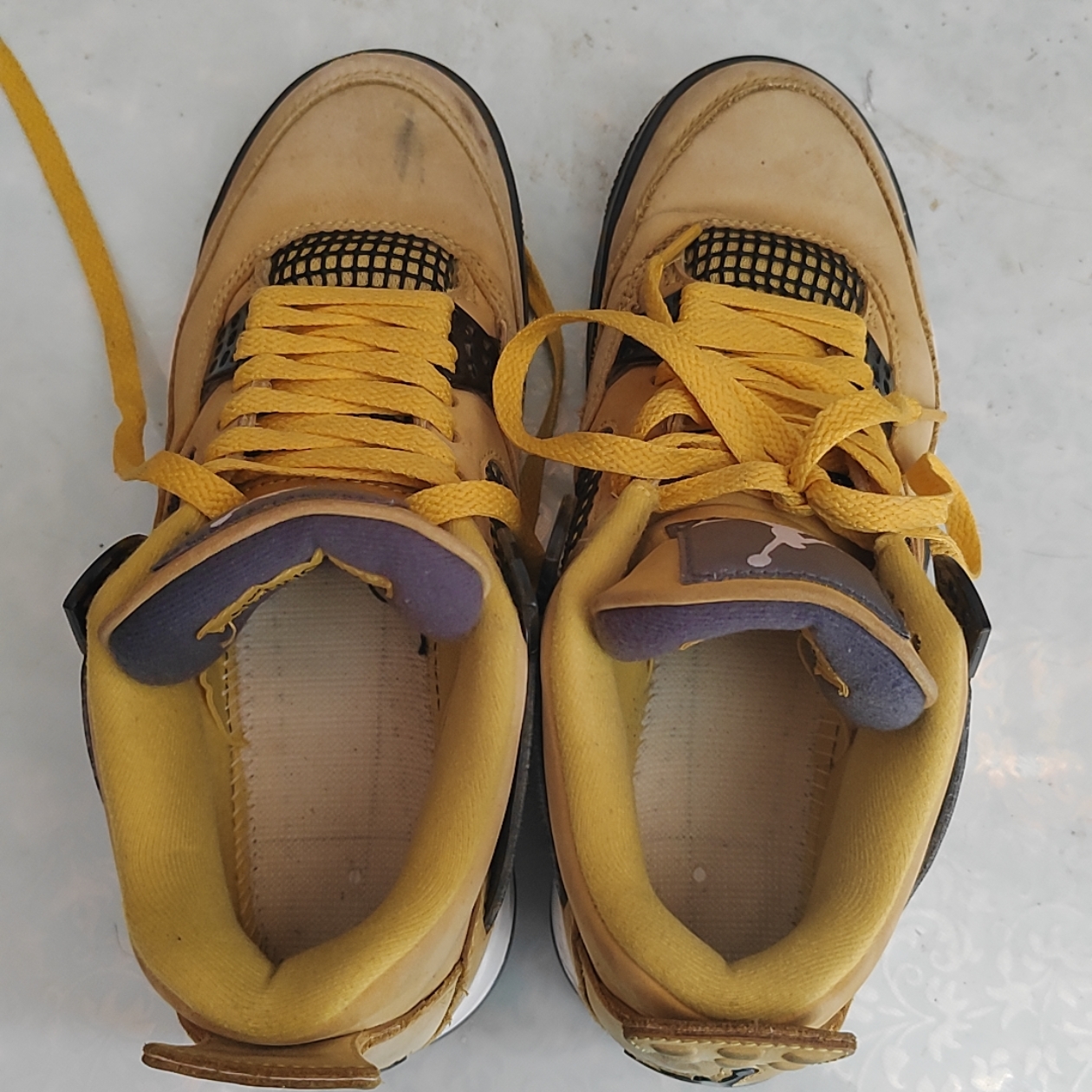 yellow jordan 4 infant