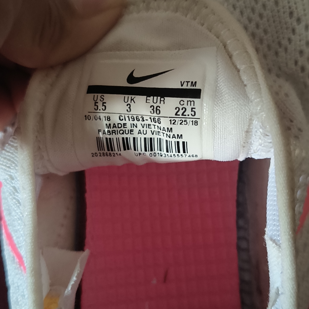 nike 270 real vs fake
