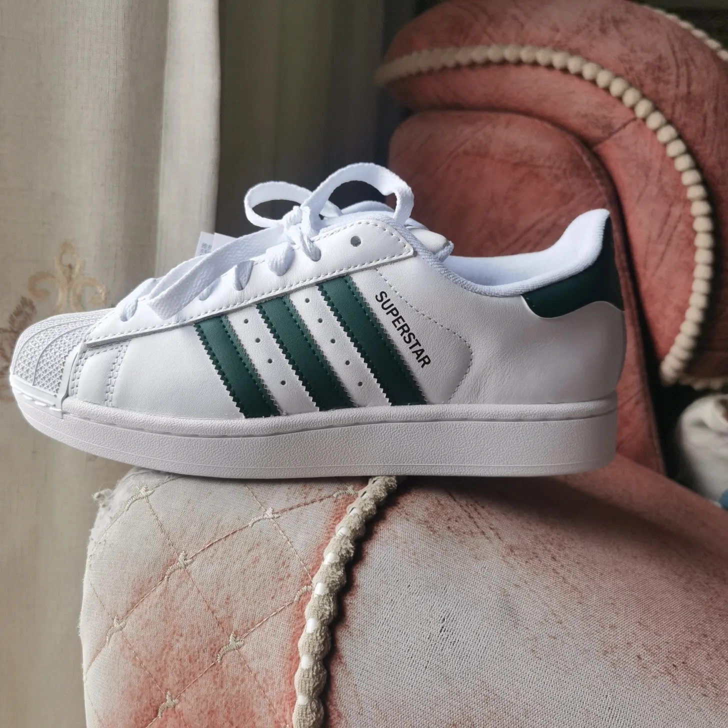 How to Spot FakeAdidas Superstar Green Shoes - POIZON