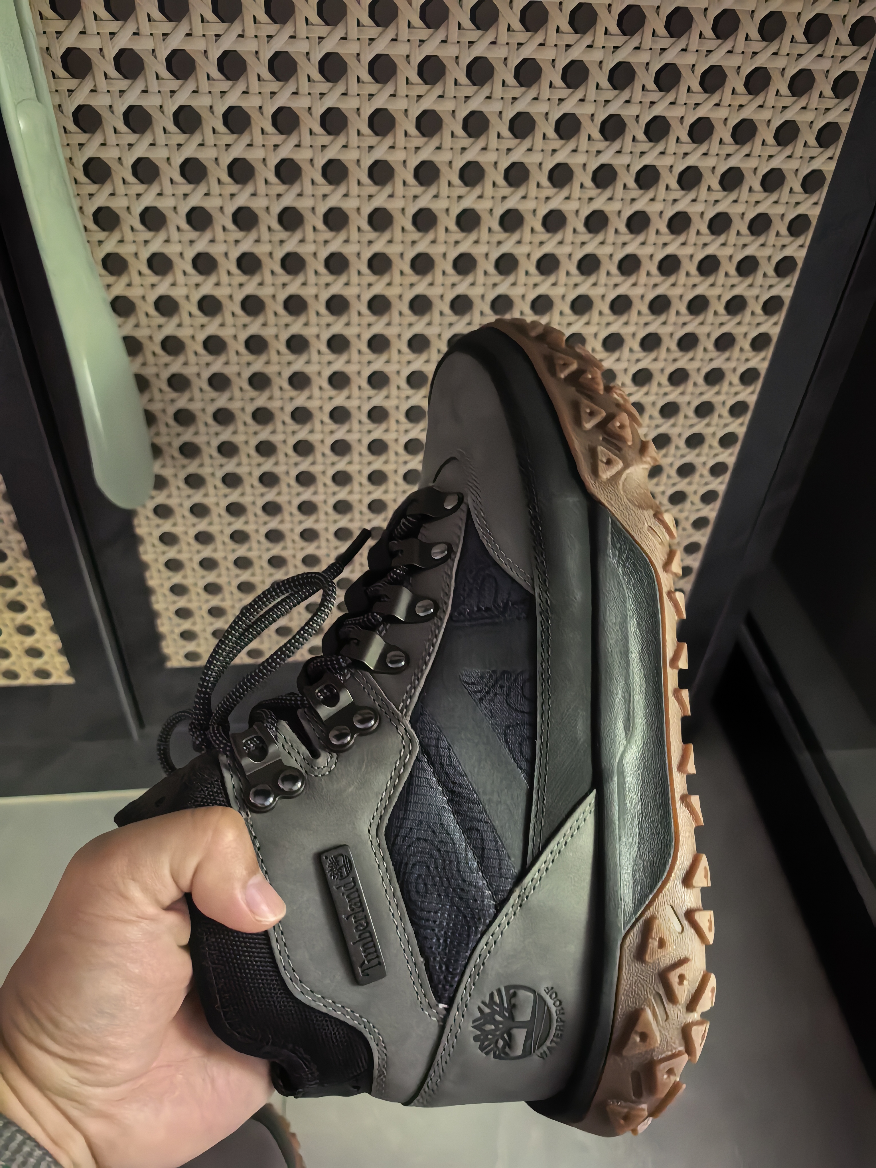 custom review-Timberland Collaboration Greenstride Motion Slip-Resistant Abrasion-Resistant Waterproof High Top Streetwear Men's