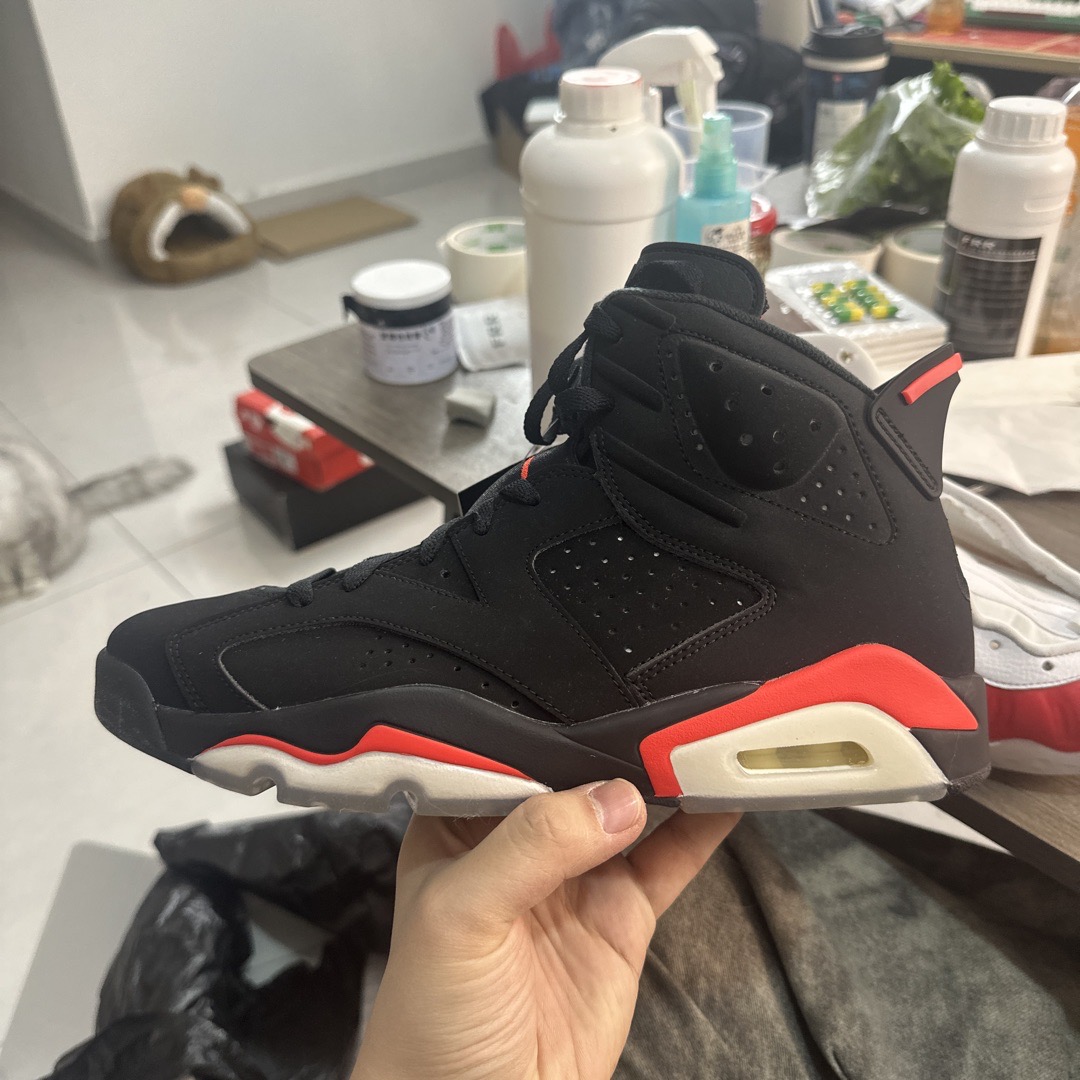fake air jordan 6 black infrared
