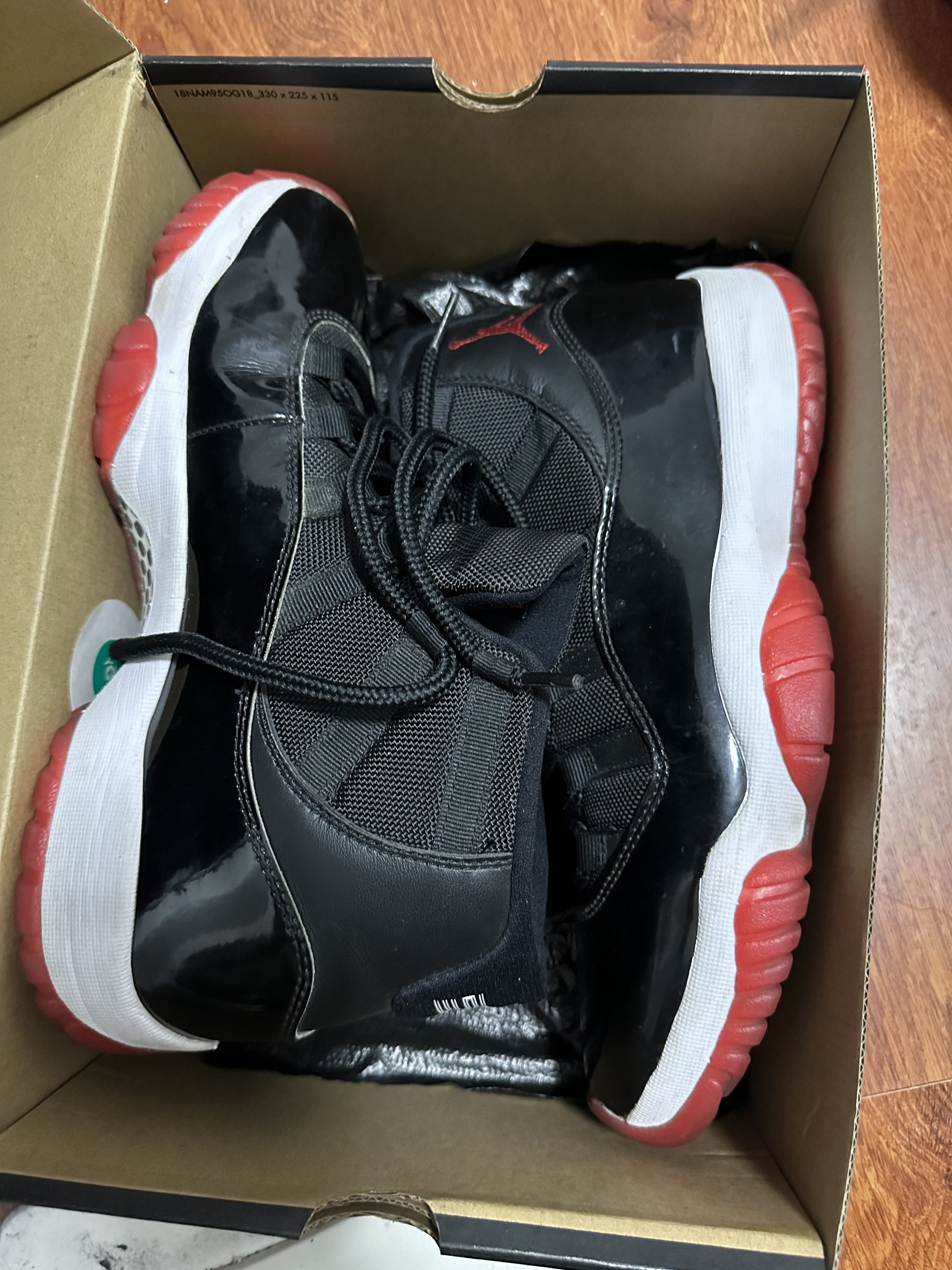 fake jordan 11 box