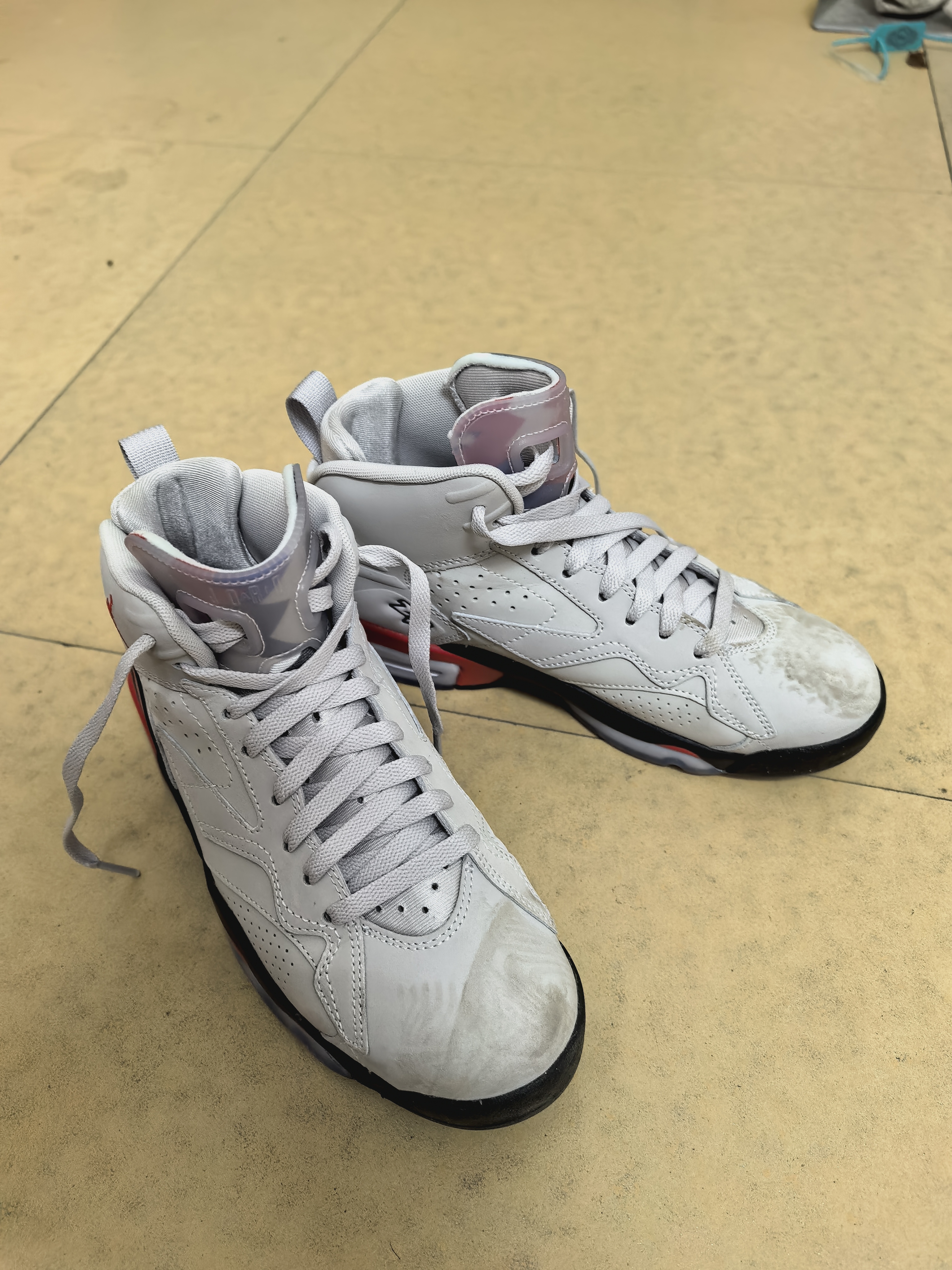 custom review-Jordan MVP 678 Нижняя юбка Резистентный Высокий Топ Винтажные Баскетбольные Кроссовки Мужской Белый Красный