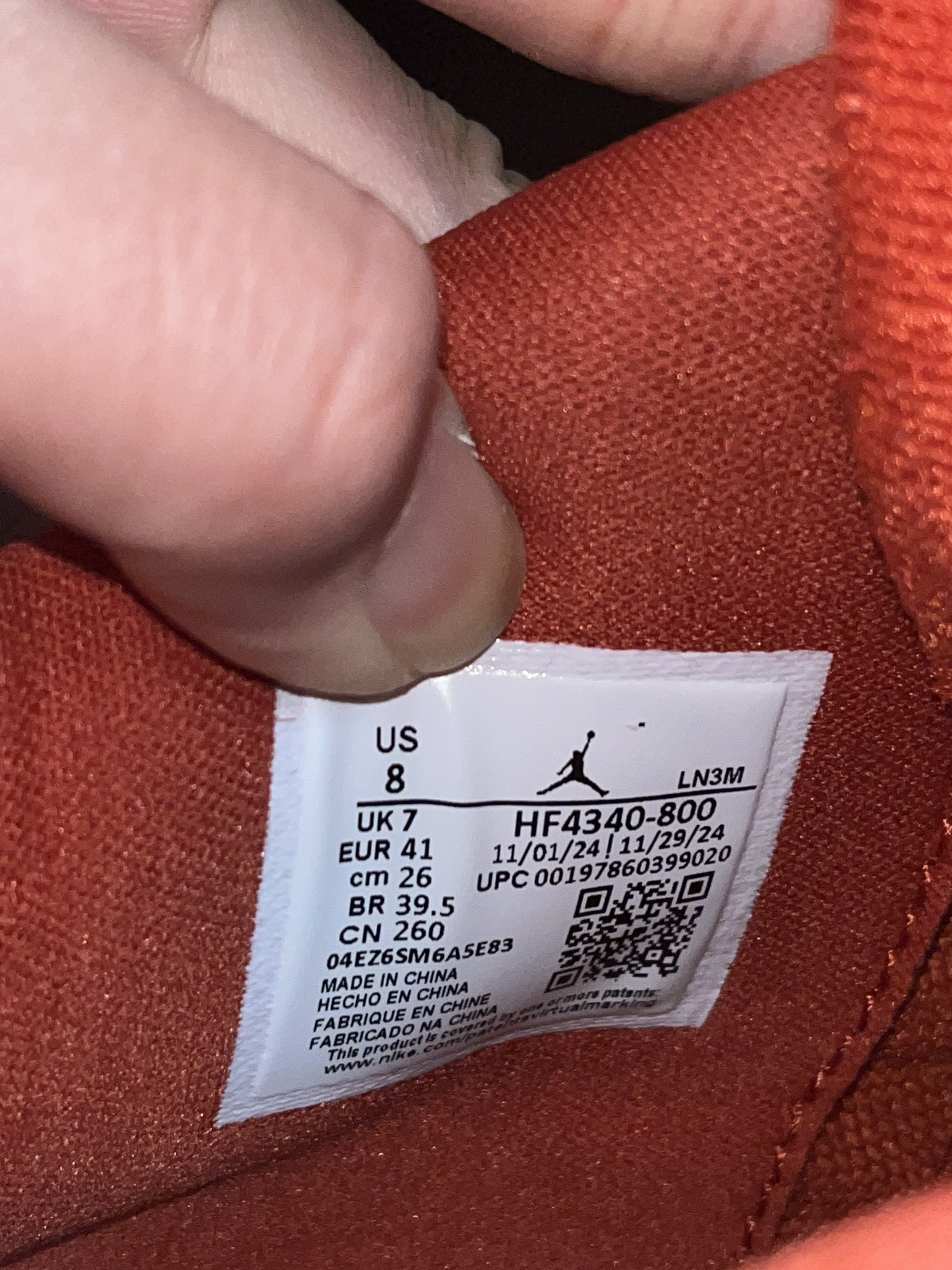 where are real jordans manufactured