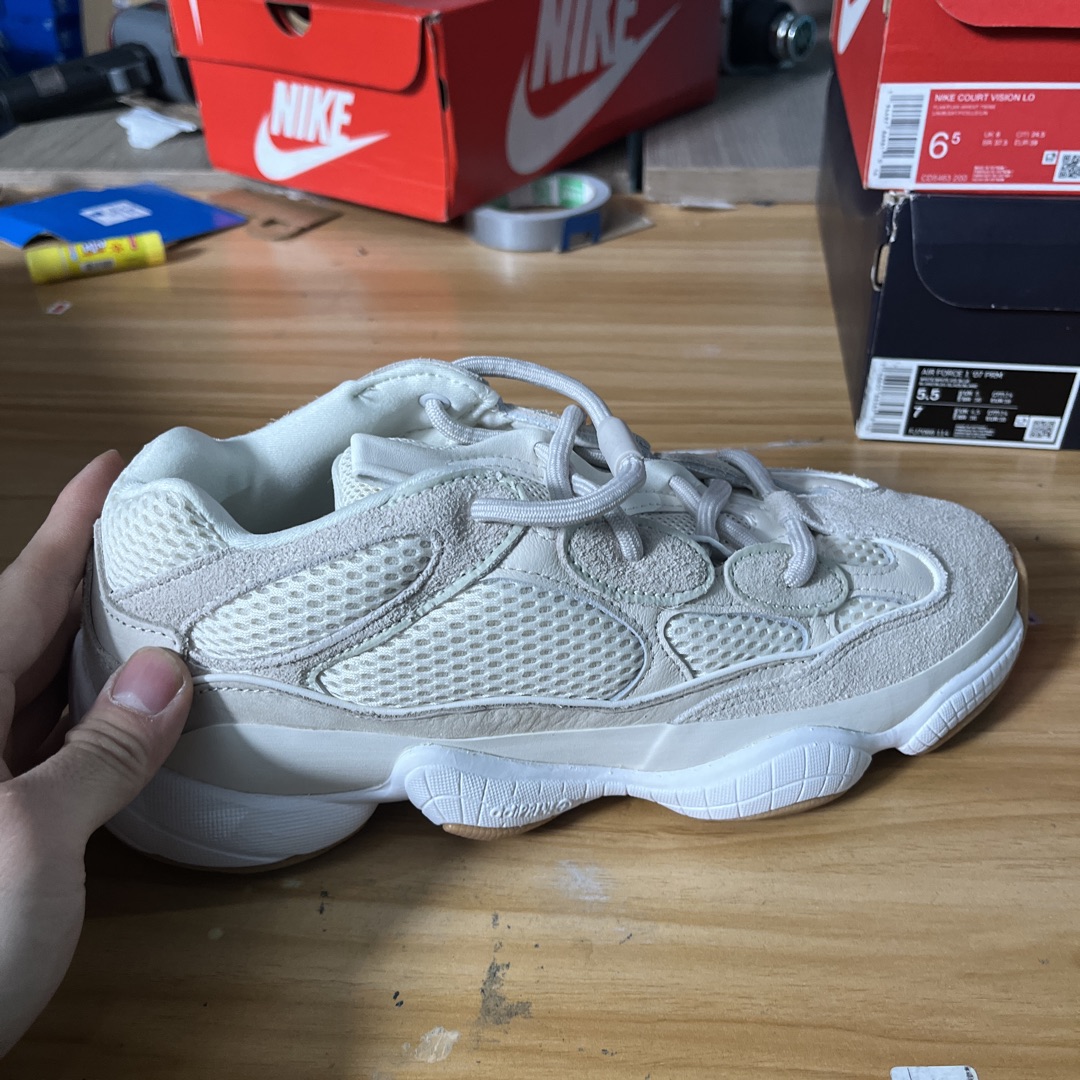 yeezy 500 bone white legit check