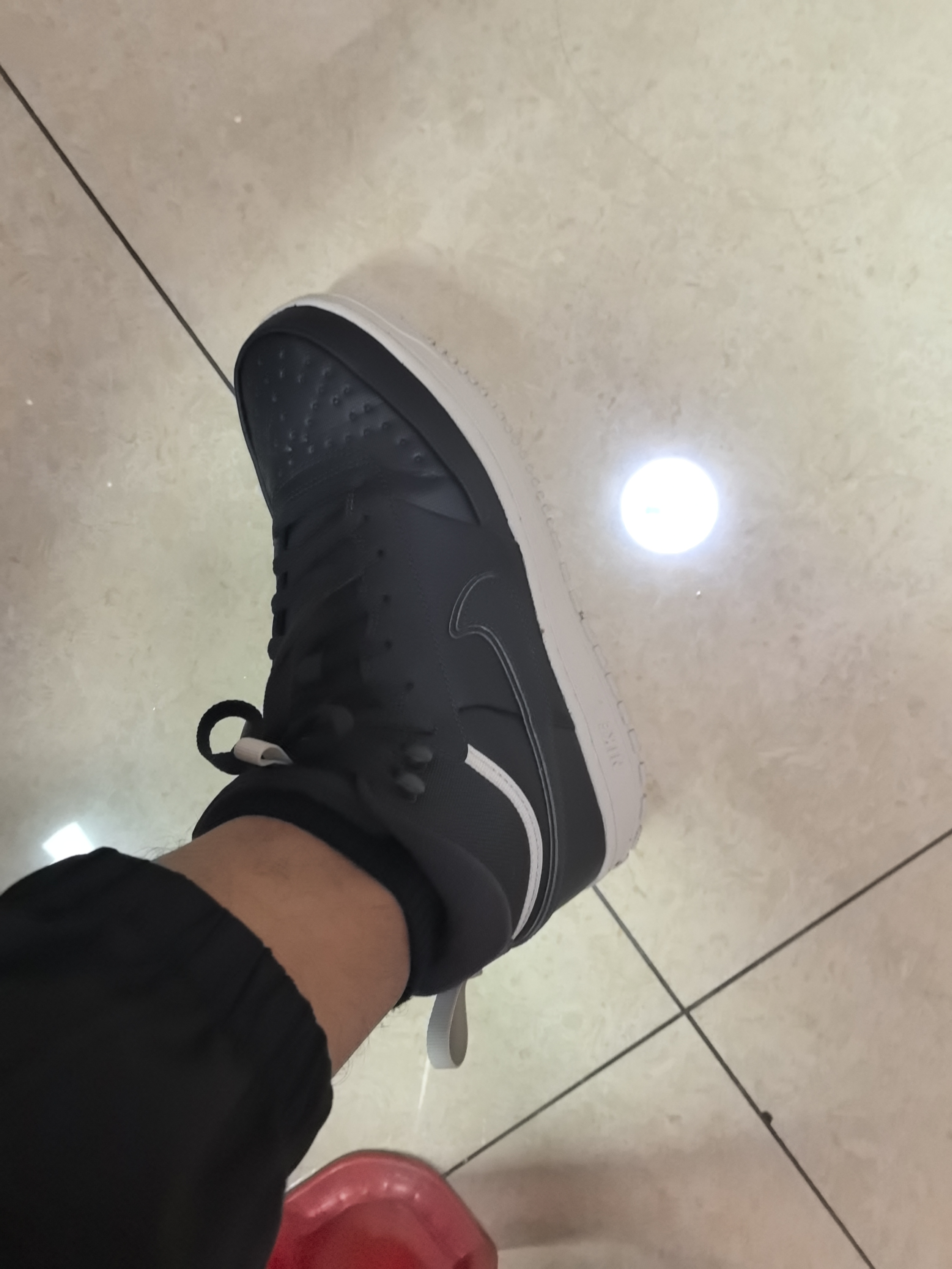 custom review-Nike Court Vision Slip-Resistant Abrasion-Resistant MID Топ Винтажные Баскетбольные Кроссовки Мужские Черные