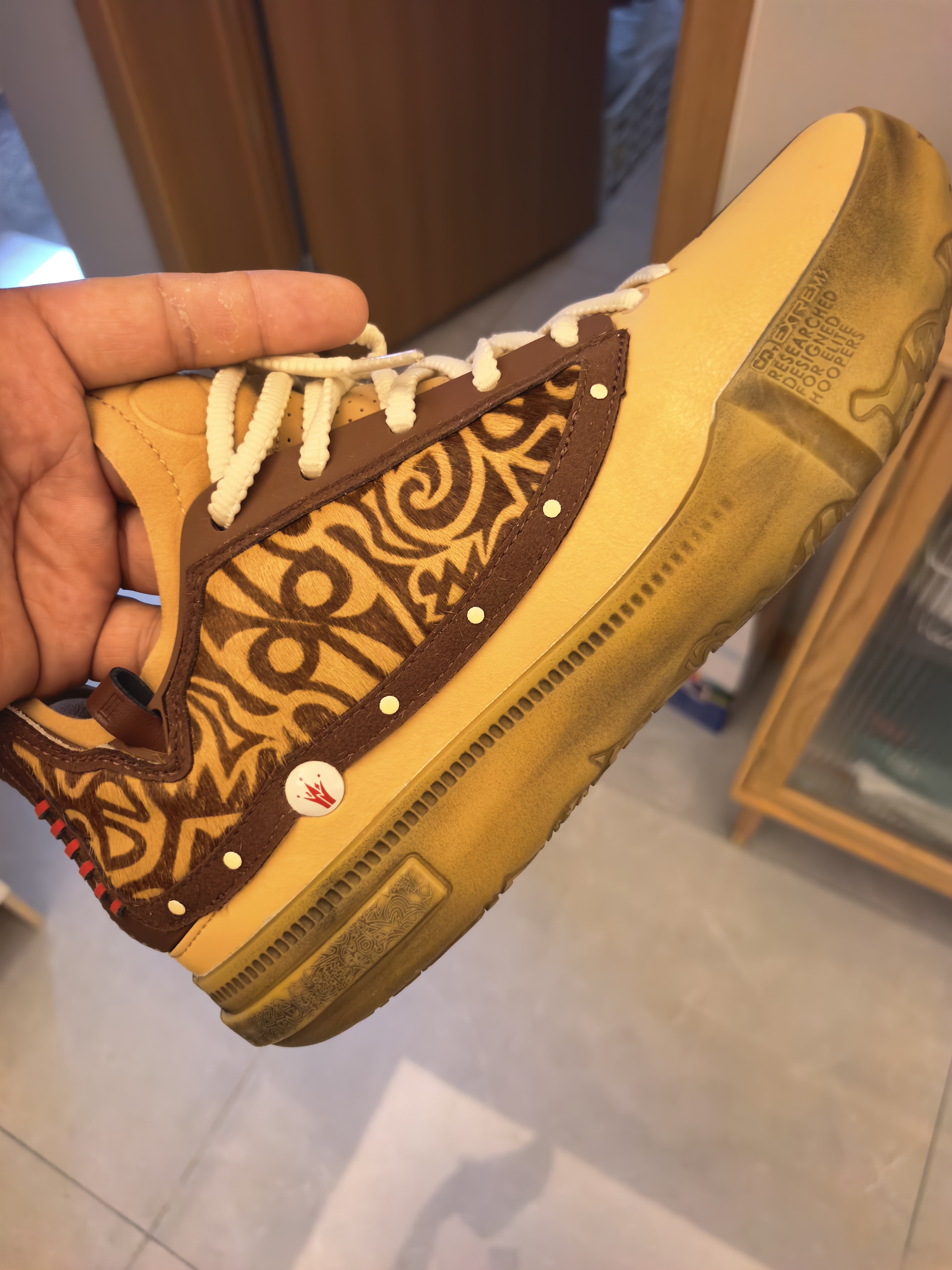 custom review-361° Joker 1 GT Амортизаторы Slip-resistant устойчивые к истиранию Низкий топ Баскетбольные кроссовки Мужской Кофейно-коричневый