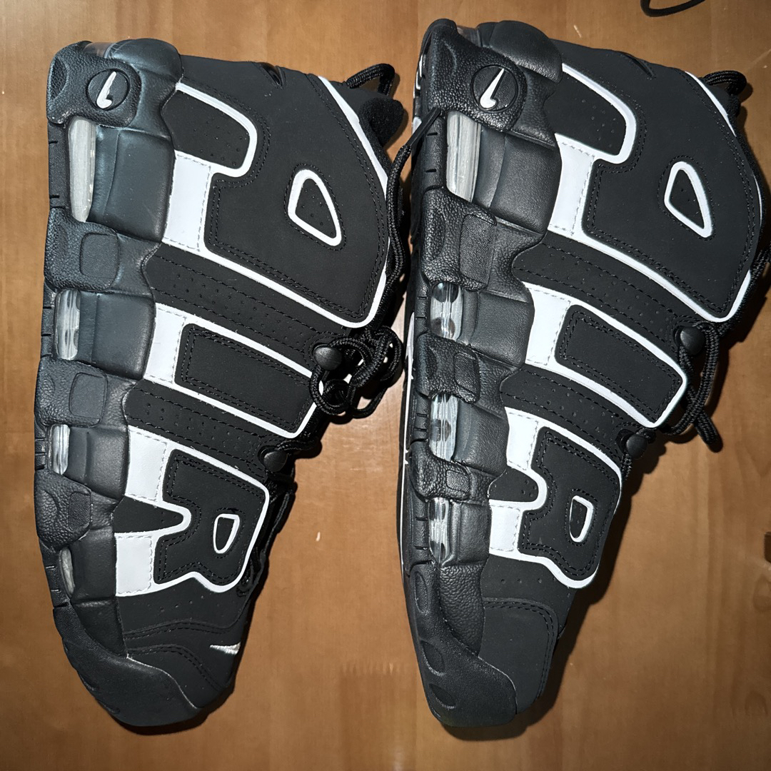 mens nike air more uptempo black