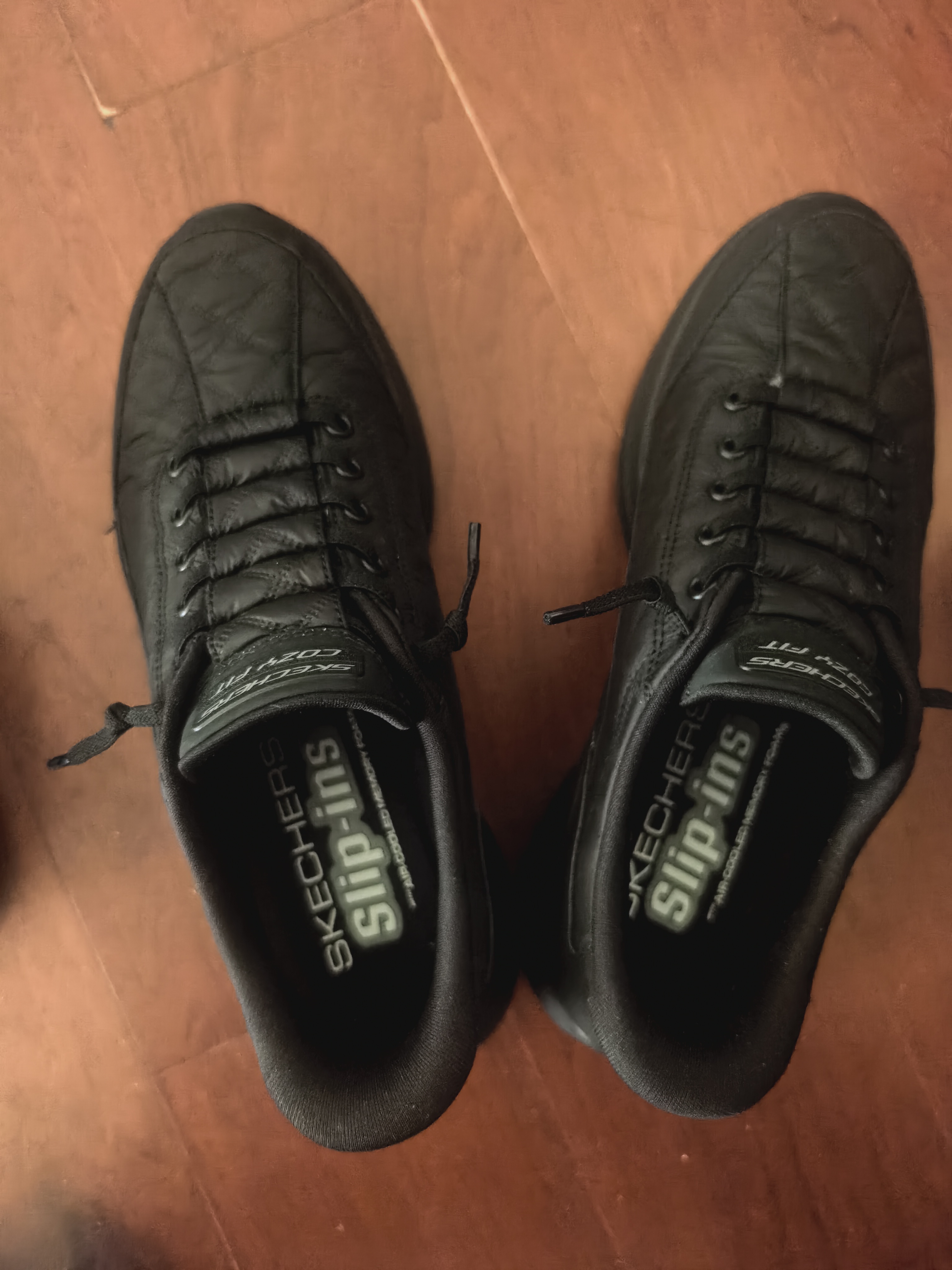 custom review-Skechers Легкий Низкий Топ Повседневная Обувь Мужская Черная