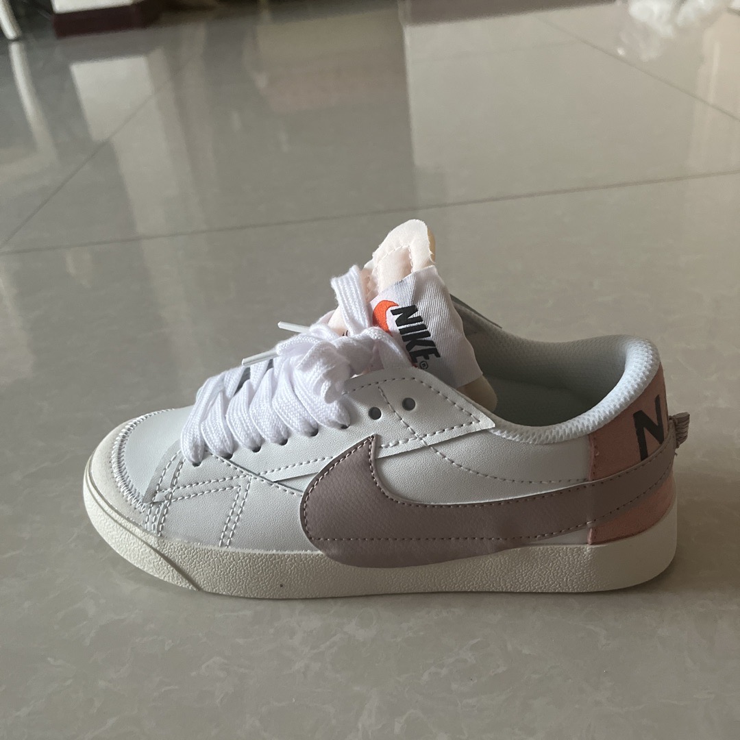 nike blazer pink check