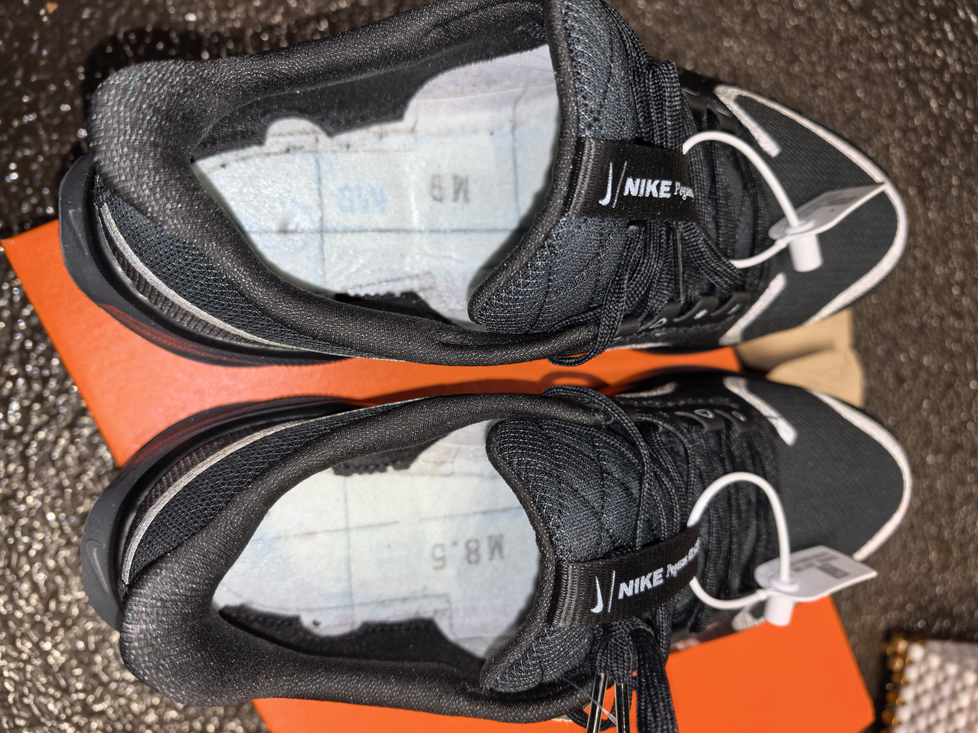 custom review-Nike Pegasus 41 Водонепроницаемый и Дышащий Отскок Низкий Топ Беговые Кроссовки Мужские Черные