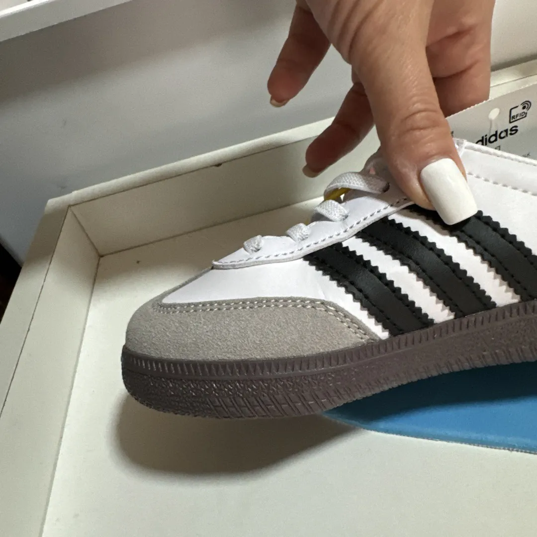 adidas gazelle silver green womens Adidas Women's Samba OG White/Black/Granite – West NYC
